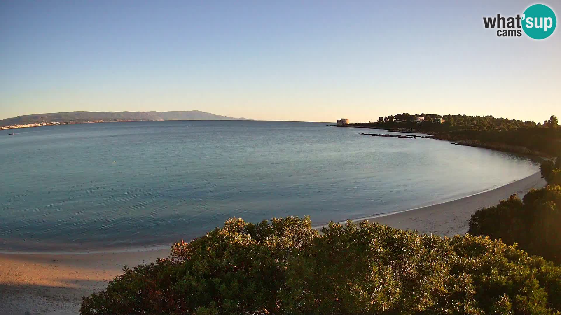 Webcam Lazzaretto Strand | Alghero | Sardinien