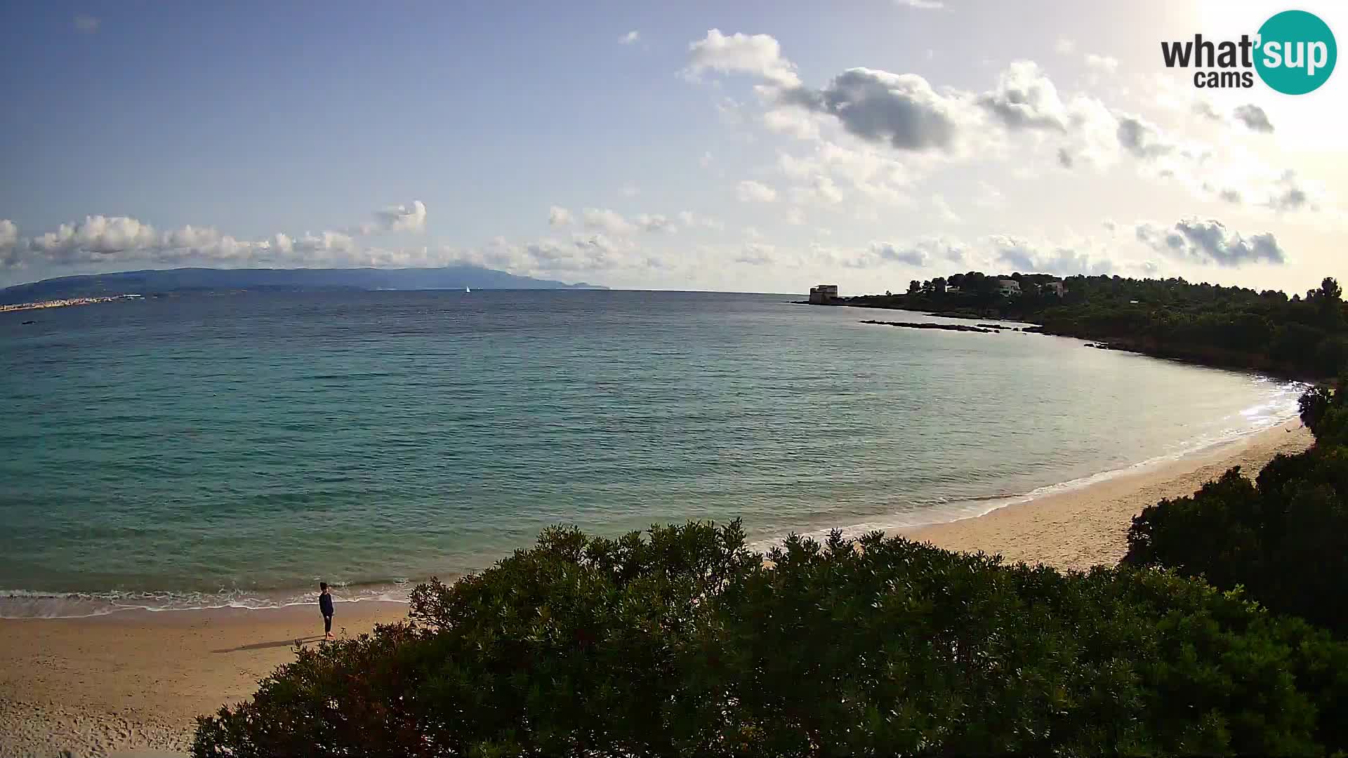 Webcam Lazzaretto beach | Alghero | Sardinia