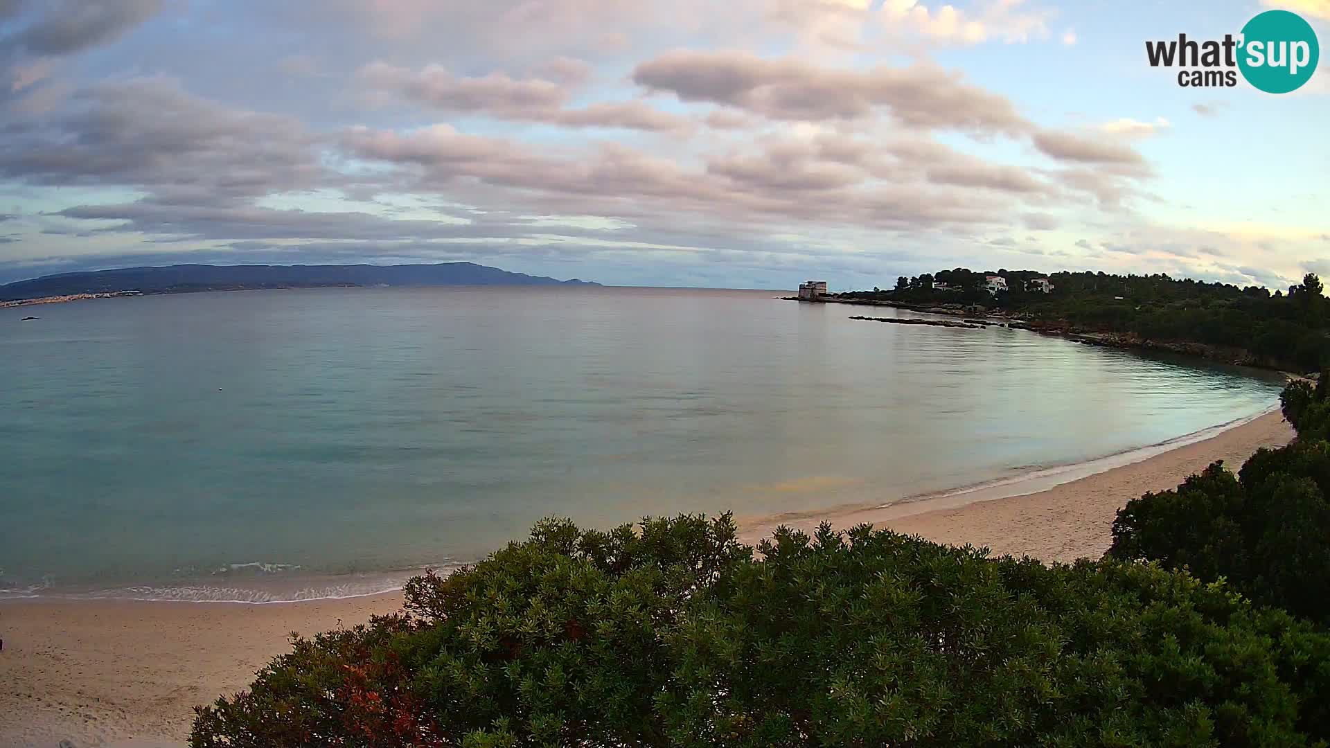 Kamera plaža Lazzaretto | Alghero | Sardinija