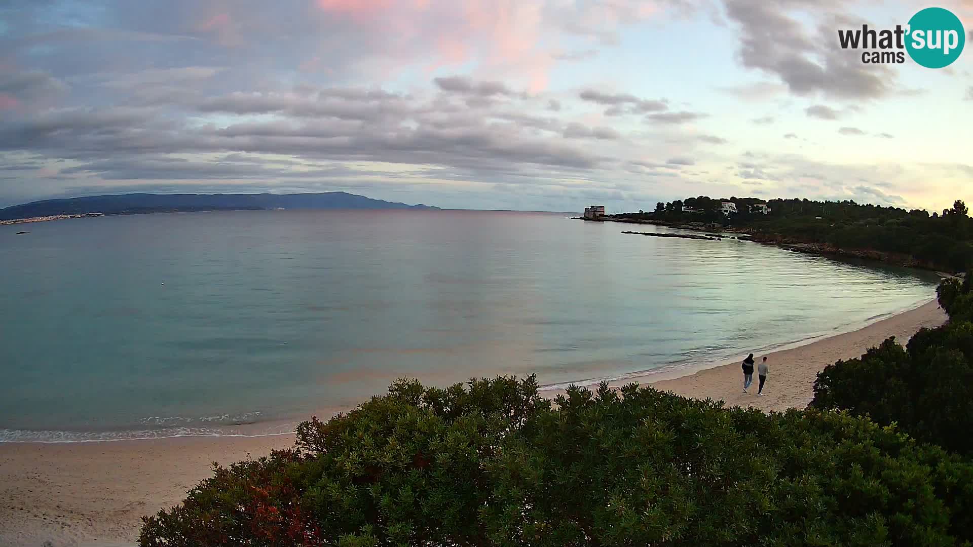 Kamera plaža Lazzaretto | Alghero | Sardinija