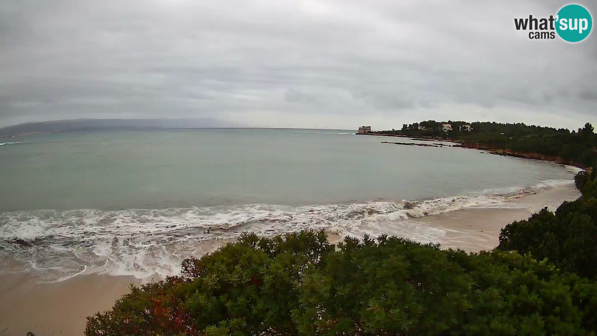 Webcam Lazzaretto Strand | Alghero | Sardinien