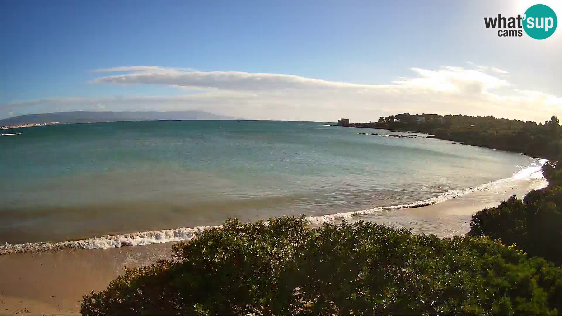 Kamera plaža Lazzaretto | Alghero | Sardinija