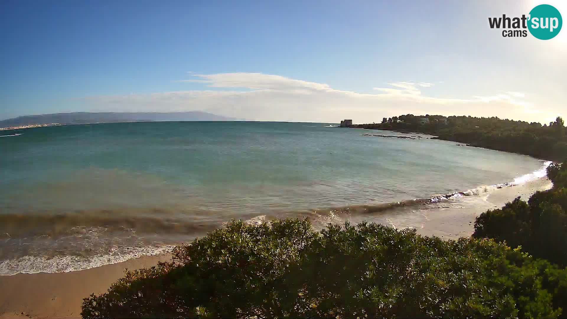 Kamera plaža Lazzaretto | Alghero | Sardinija