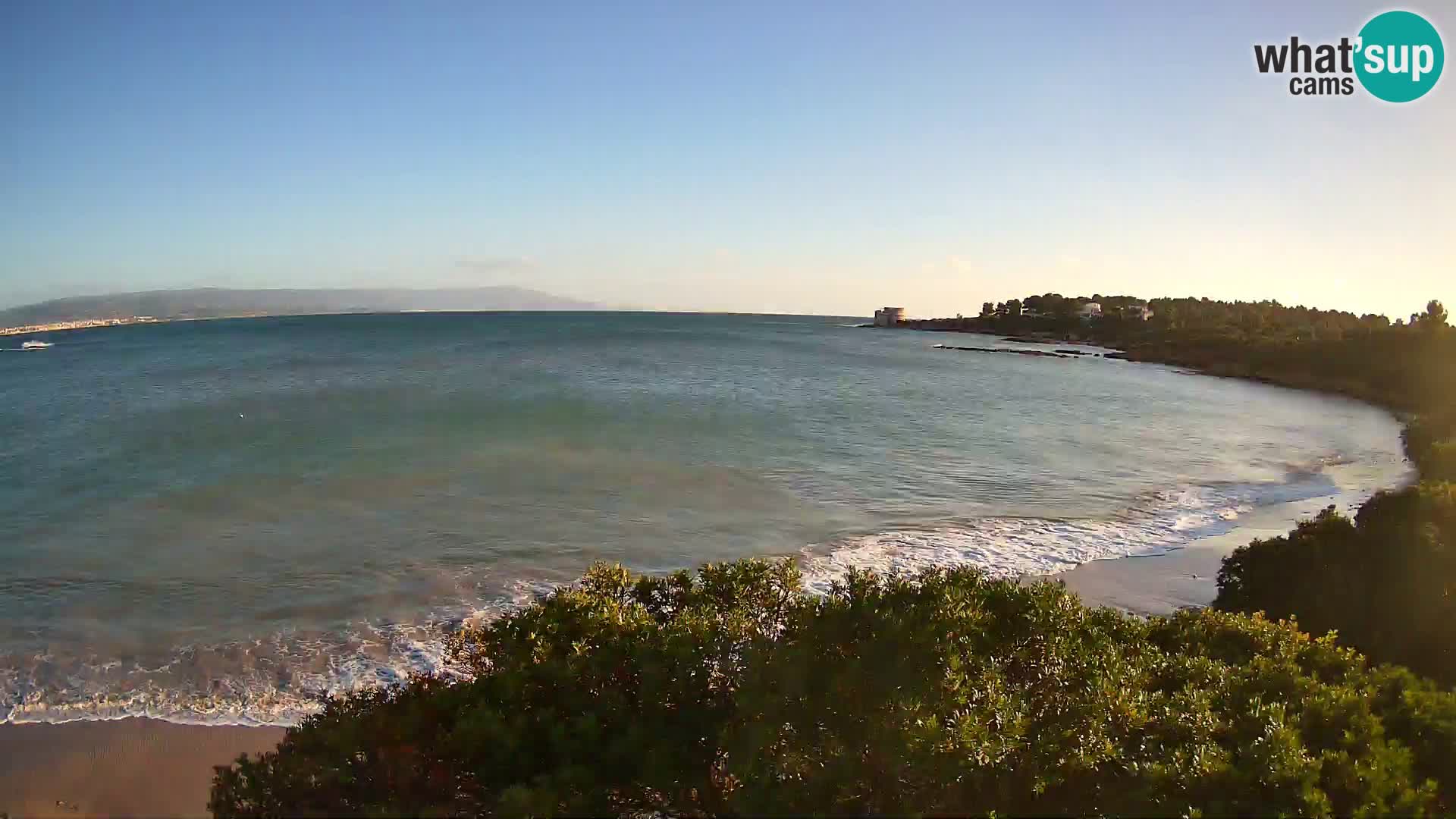 Webcam Lazzaretto Strand | Alghero | Sardinien