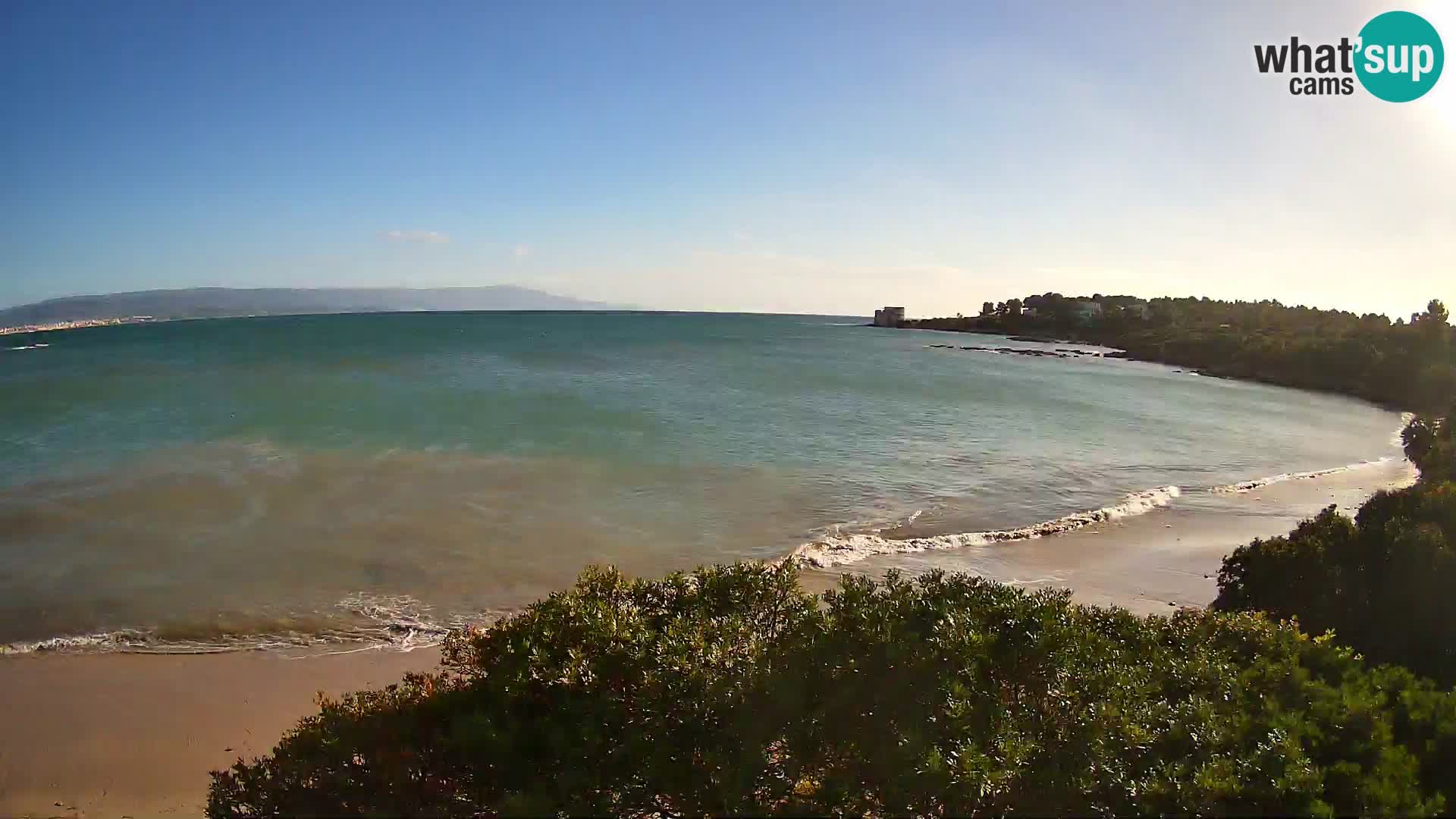 Kamera plaža Lazzaretto | Alghero | Sardinija