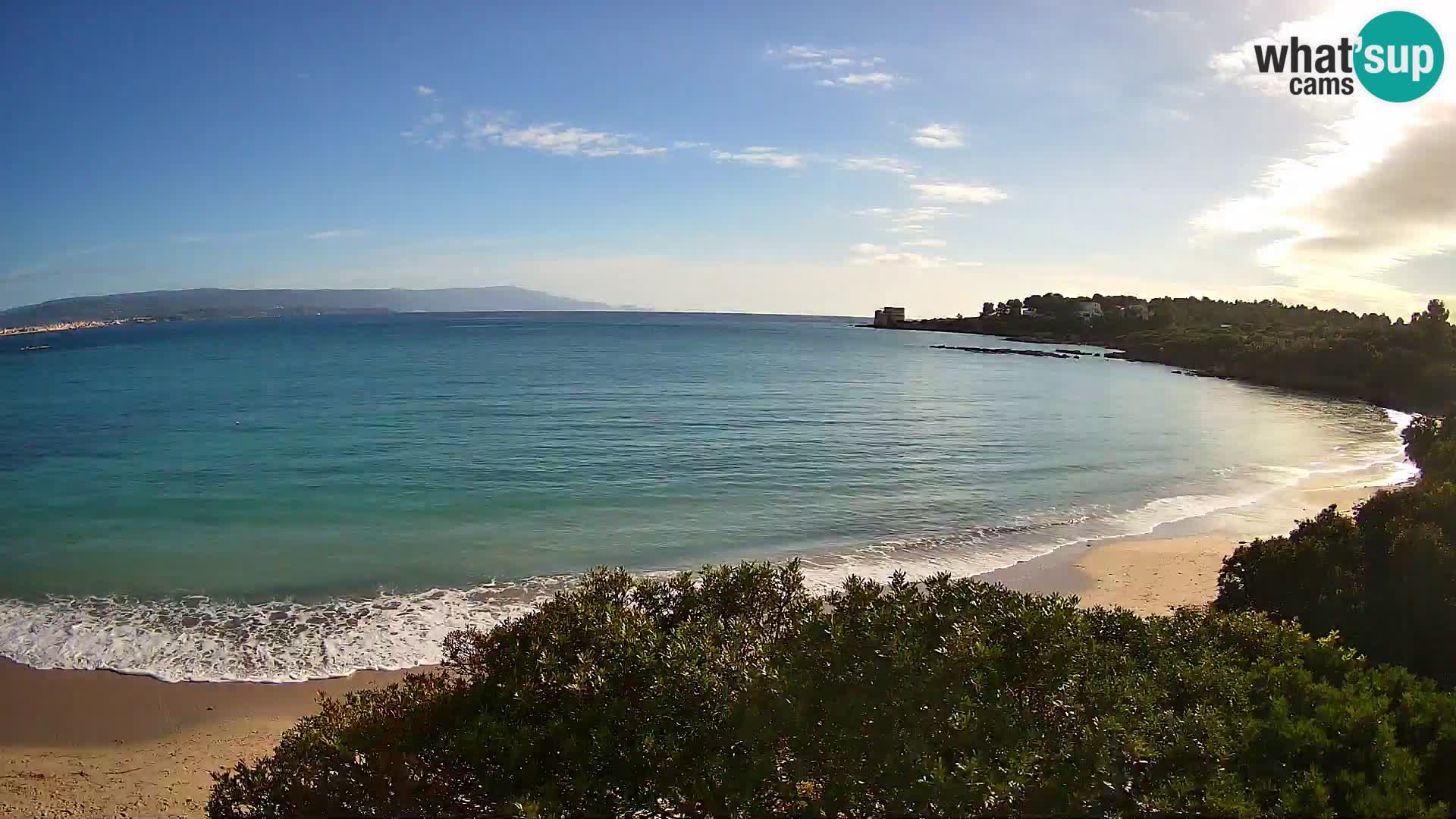 Kamera plaža Lazzaretto | Alghero | Sardinija