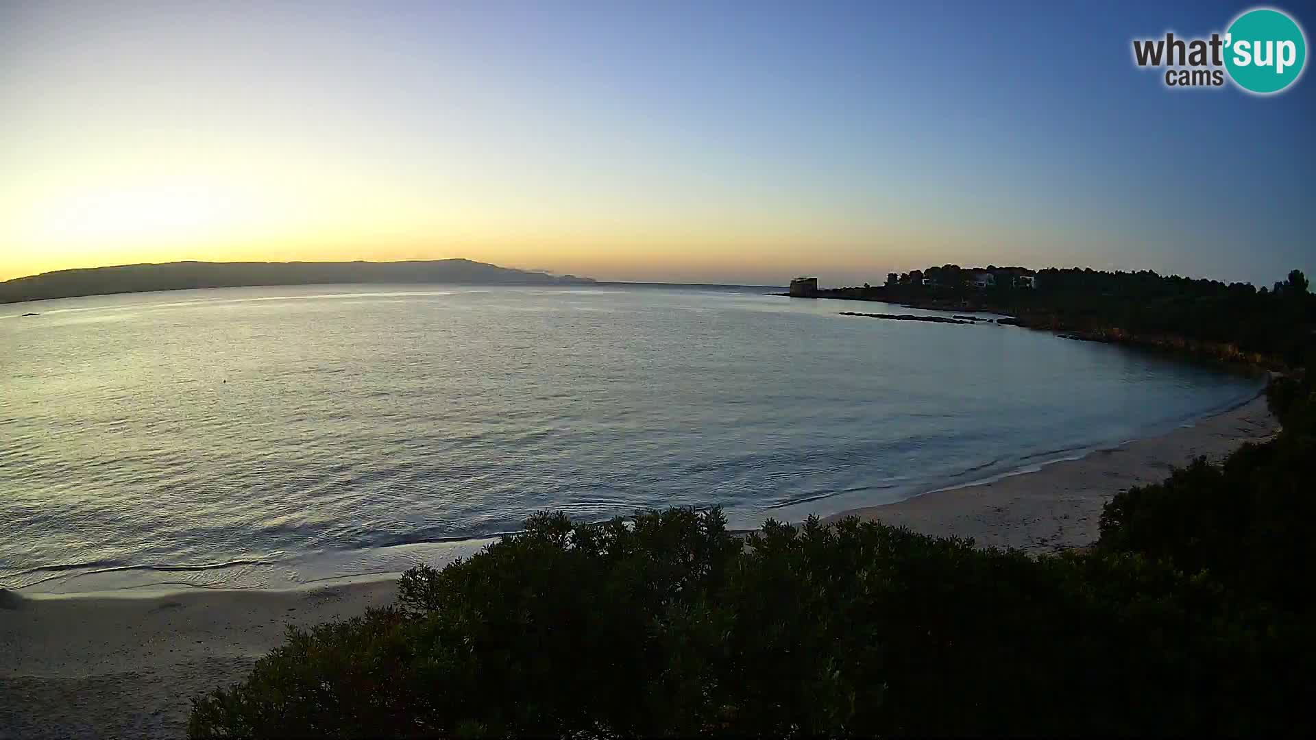 Kamera plaža Lazzaretto | Alghero | Sardinija