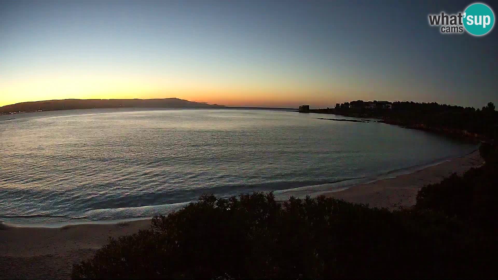 Webcam Lazzaretto Strand | Alghero | Sardinien