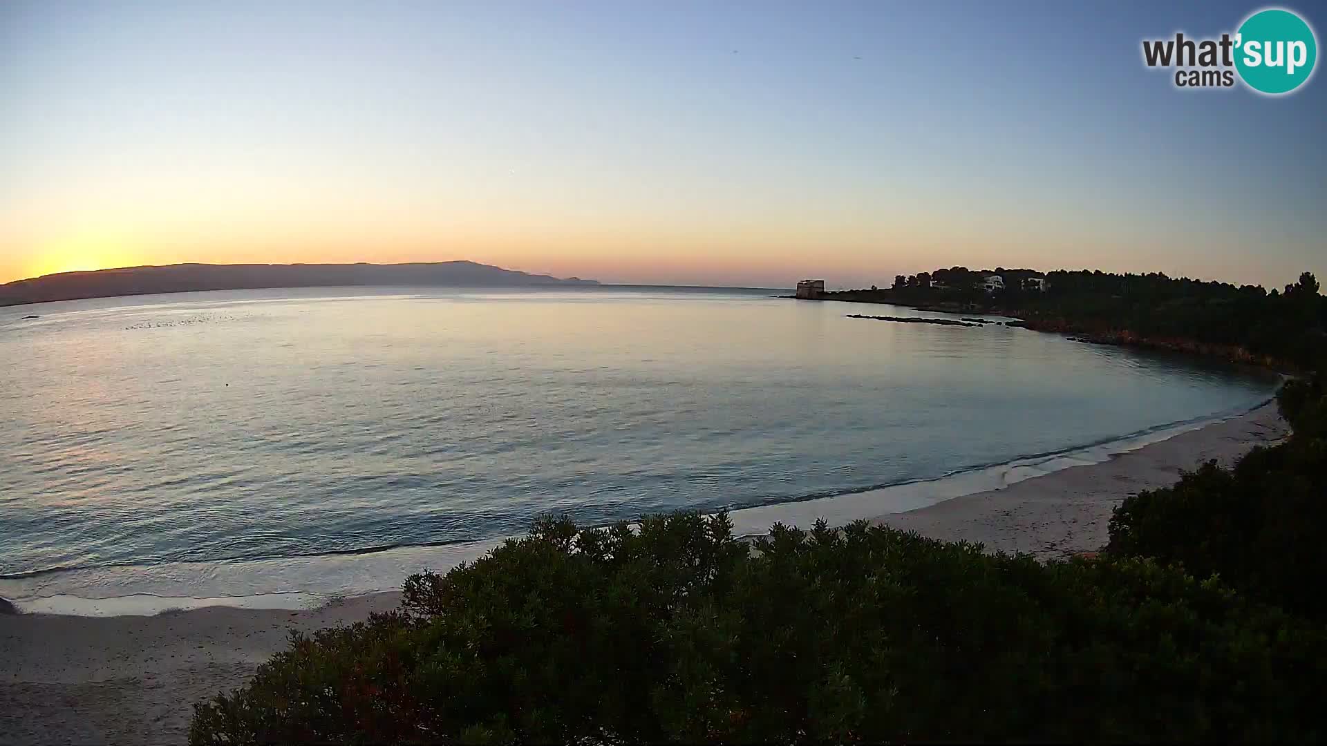 Kamera plaža Lazzaretto | Alghero | Sardinija