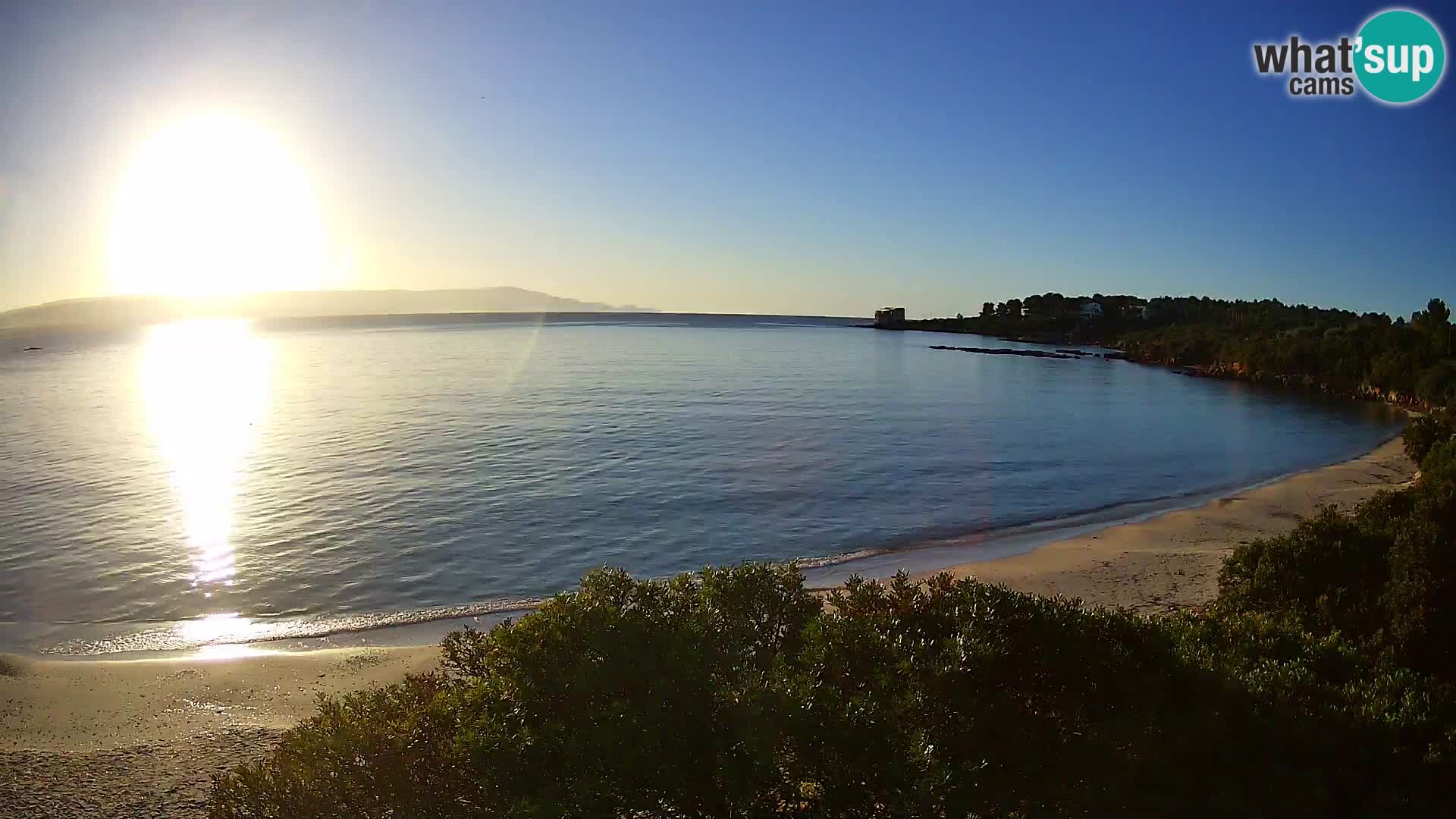 Webcam Lazzaretto Strand | Alghero | Sardinien