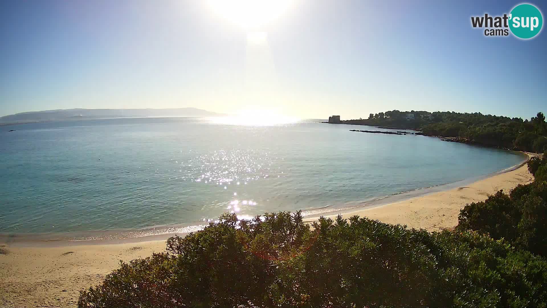 Kamera plaža Lazzaretto | Alghero | Sardinija