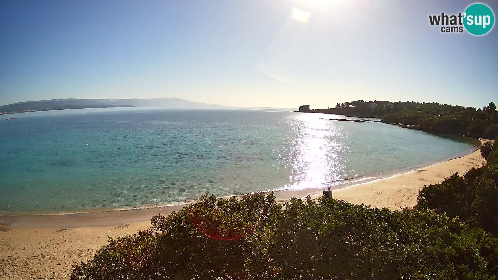 Kamera plaža Lazzaretto | Alghero | Sardinija