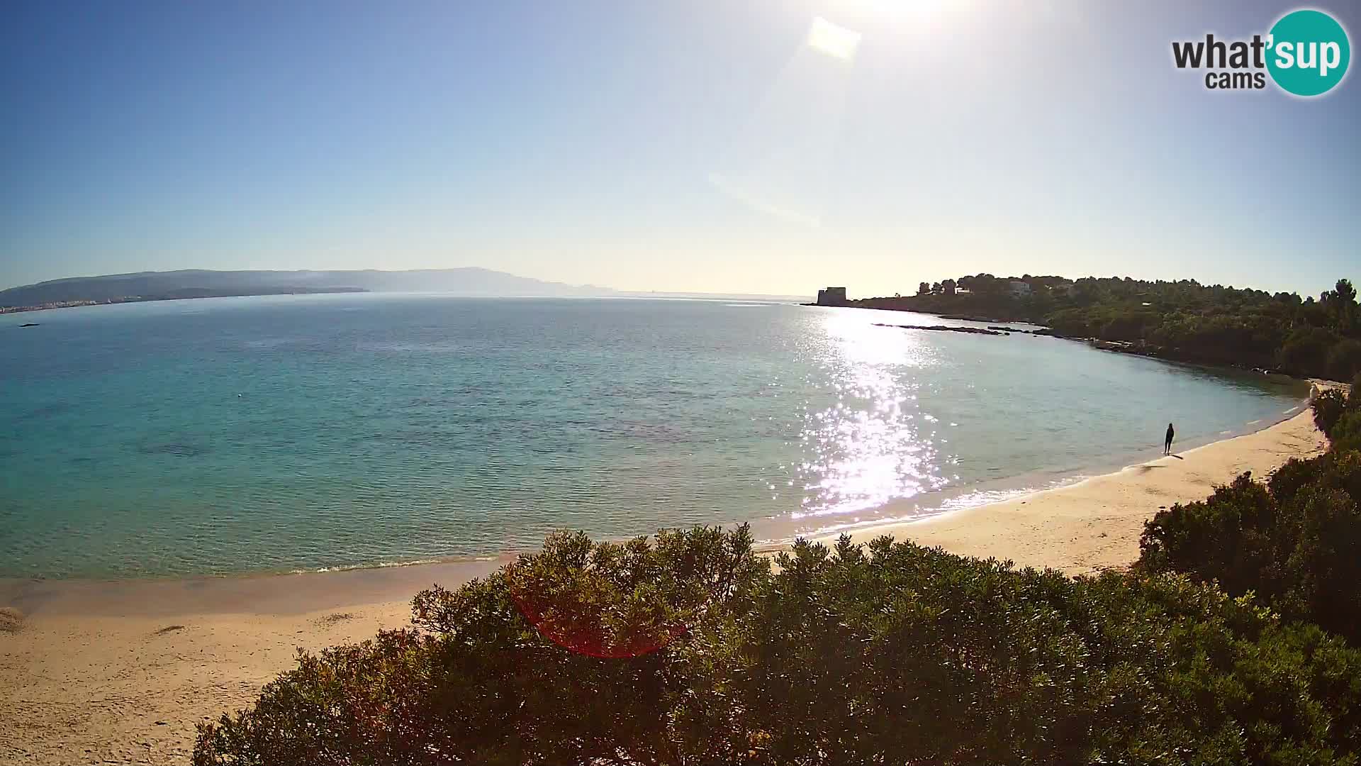 Kamera plaža Lazzaretto | Alghero | Sardinija