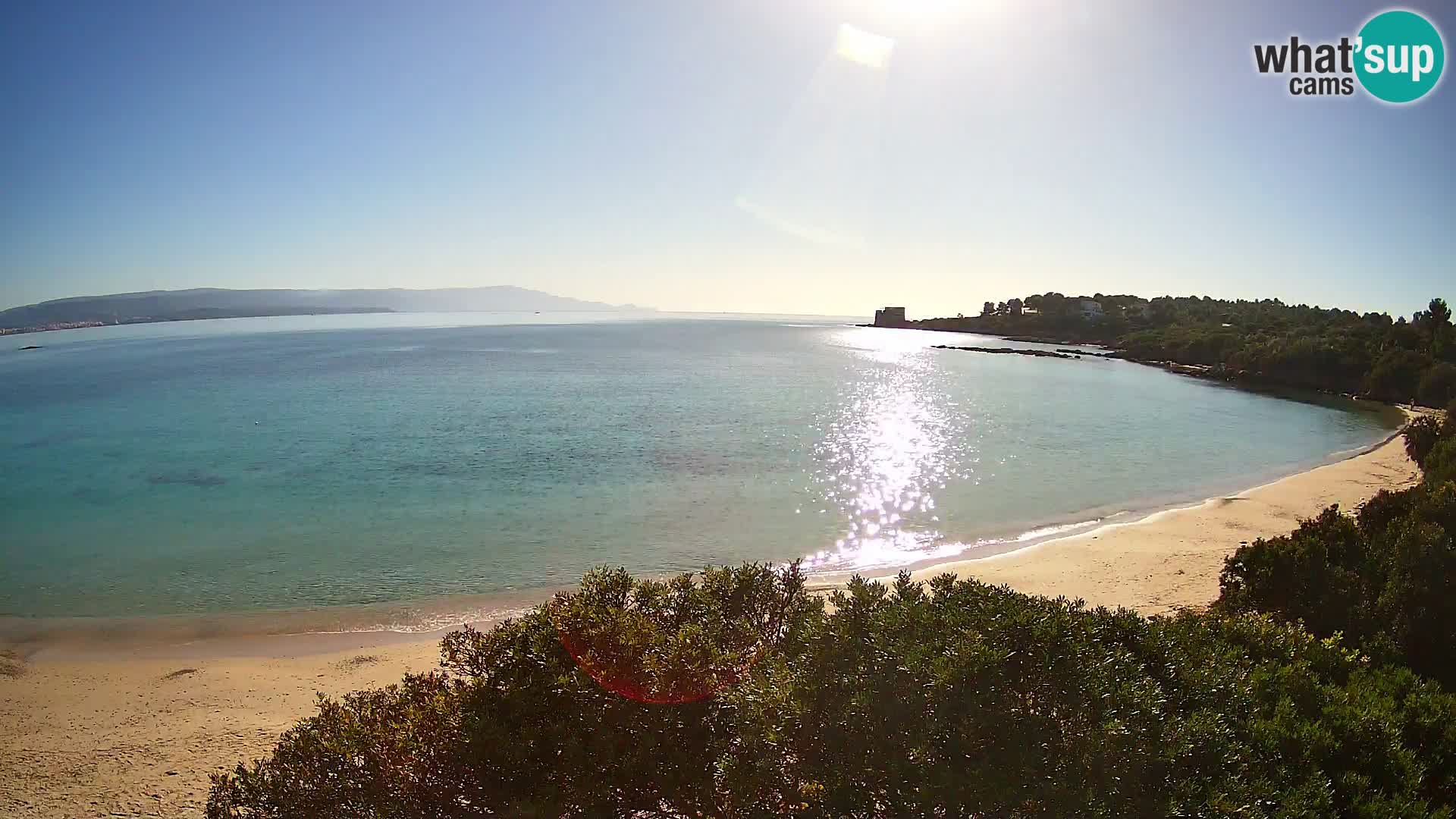 Webcam Lazzaretto Strand | Alghero | Sardinien