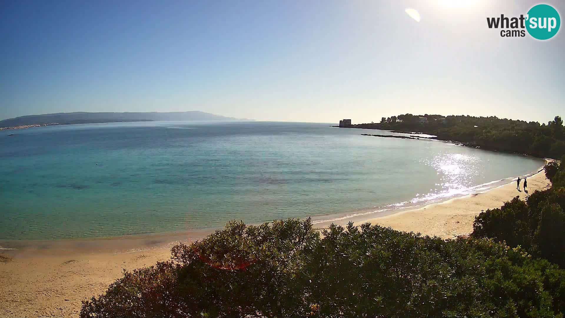 Kamera plaža Lazzaretto | Alghero | Sardinija