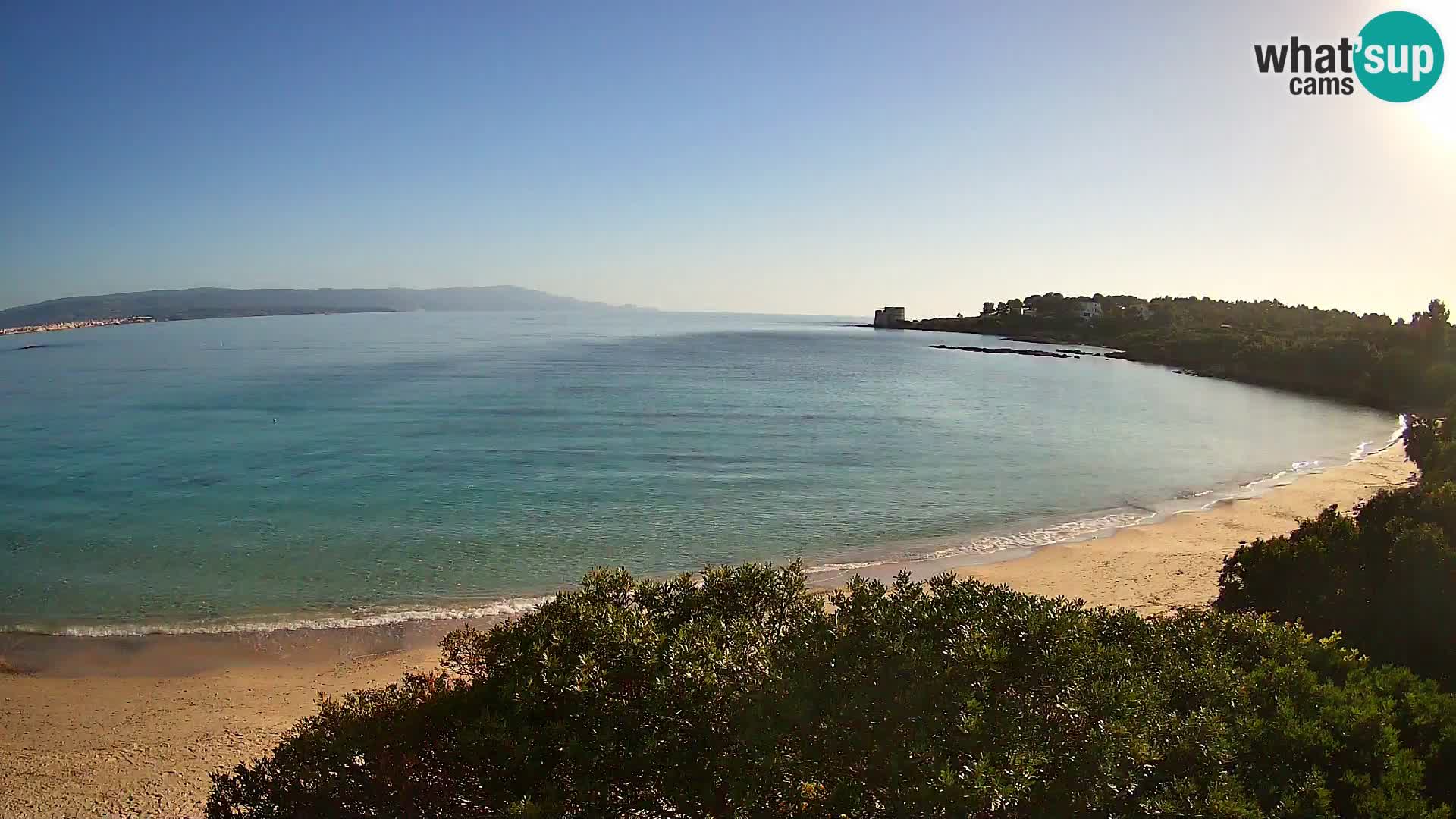 Webcam spiaggia Lazzaretto | Alghero | Sardegna