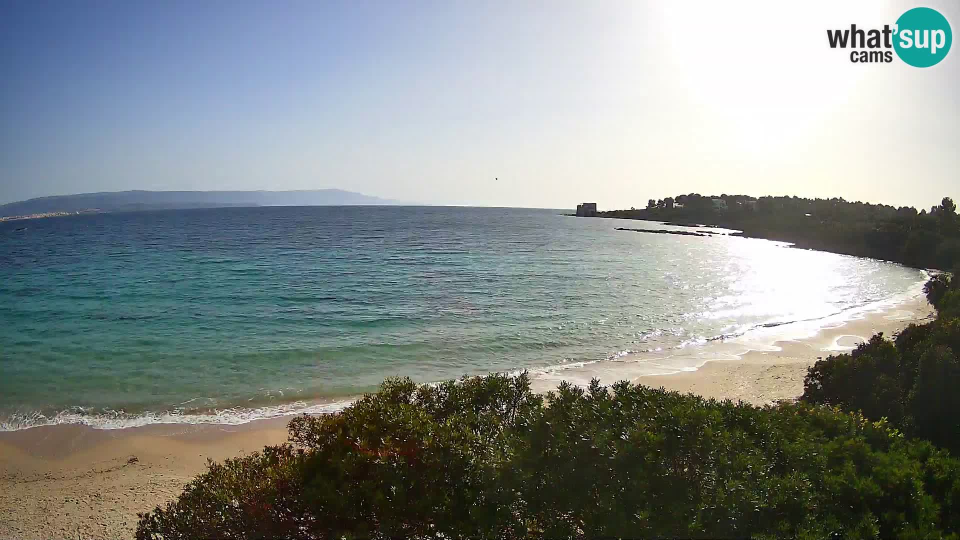 Web kamera plaža Lazzaretto | Alghero | Sardinija