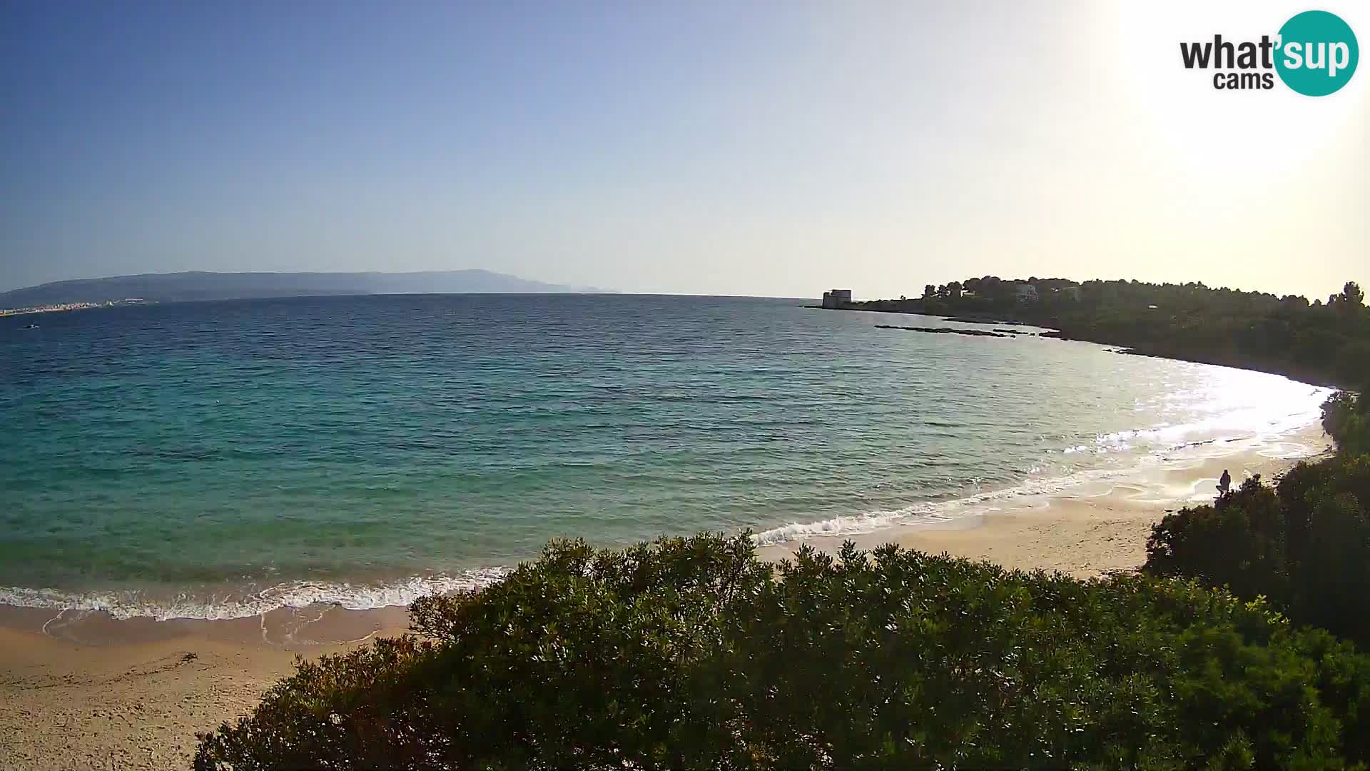 Kamera plaža Lazzaretto | Alghero | Sardinija