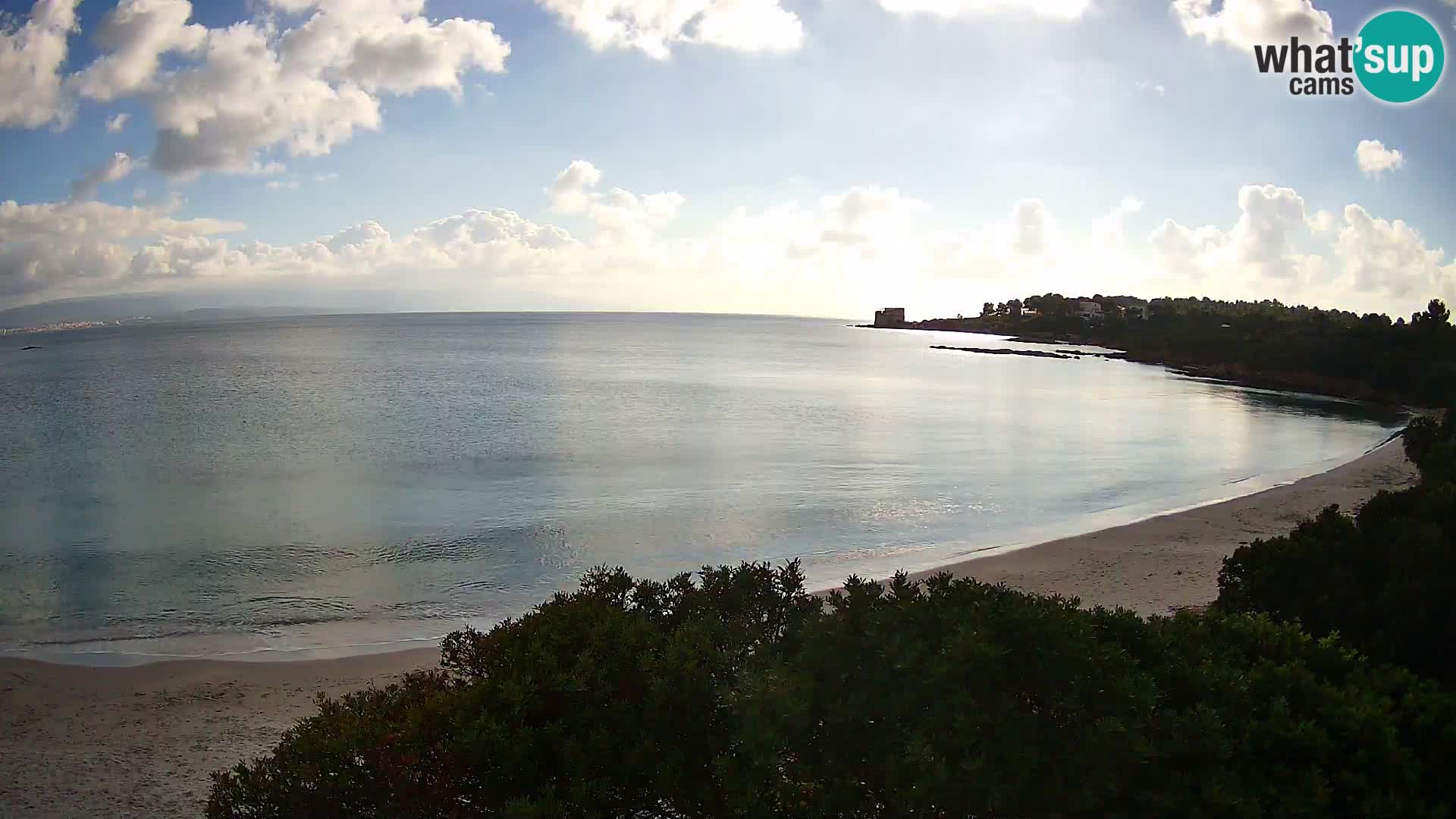 Webcam Lazzaretto Strand | Alghero | Sardinien