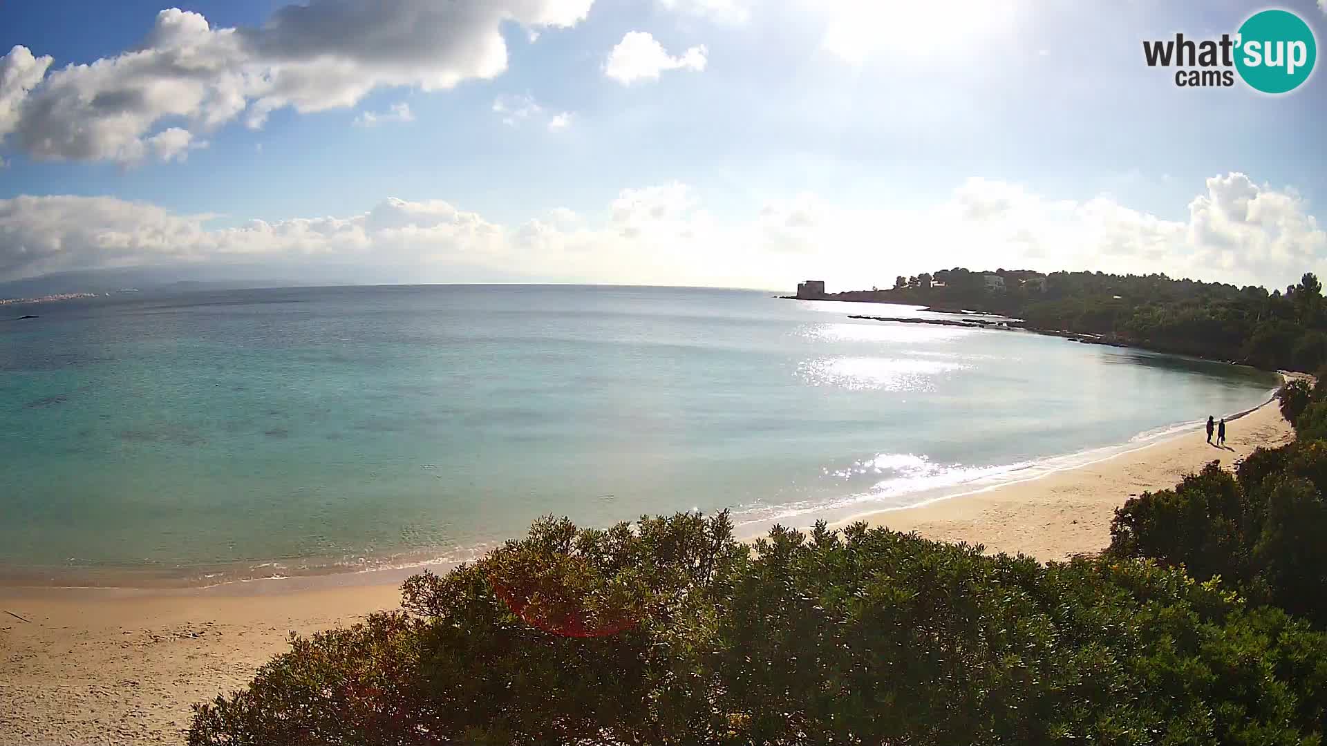 Webcam Lazzaretto Strand | Alghero | Sardinien