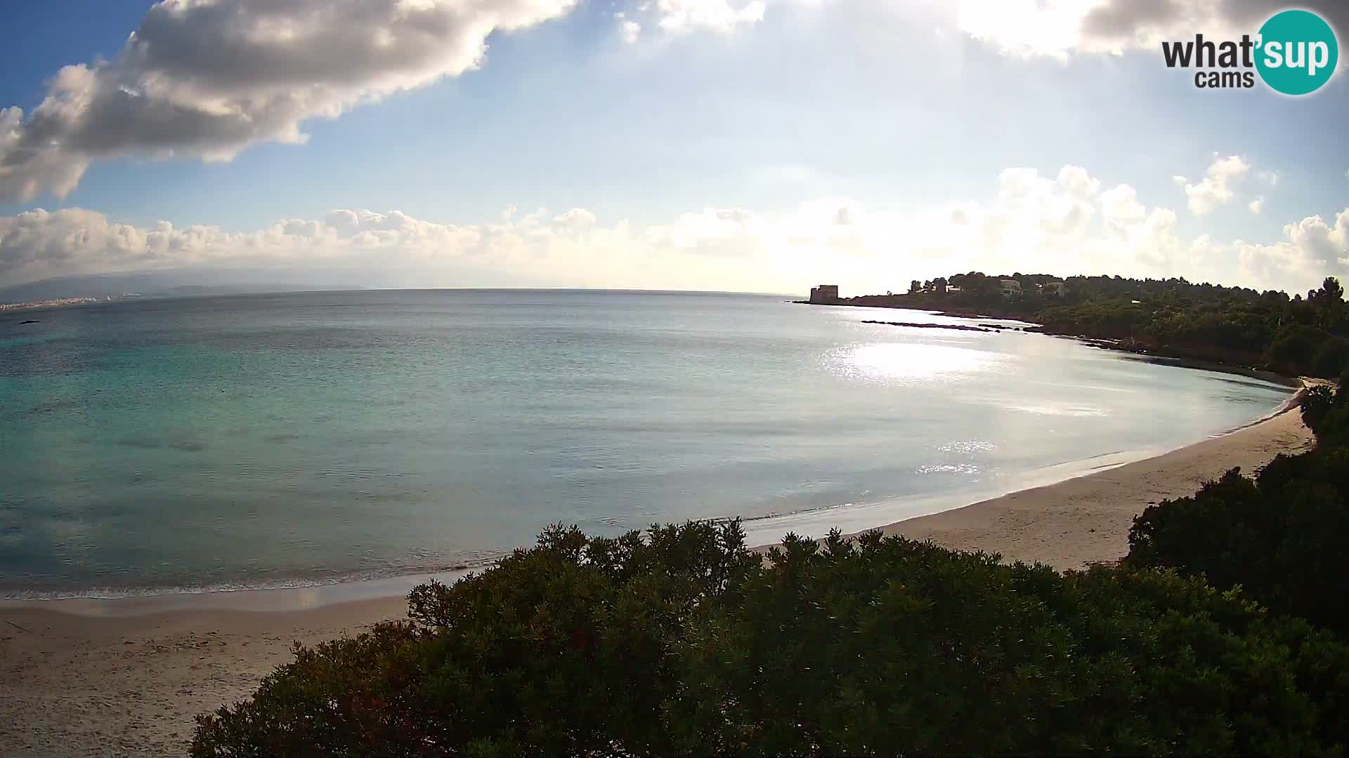 Webcam Lazzaretto Strand | Alghero | Sardinien