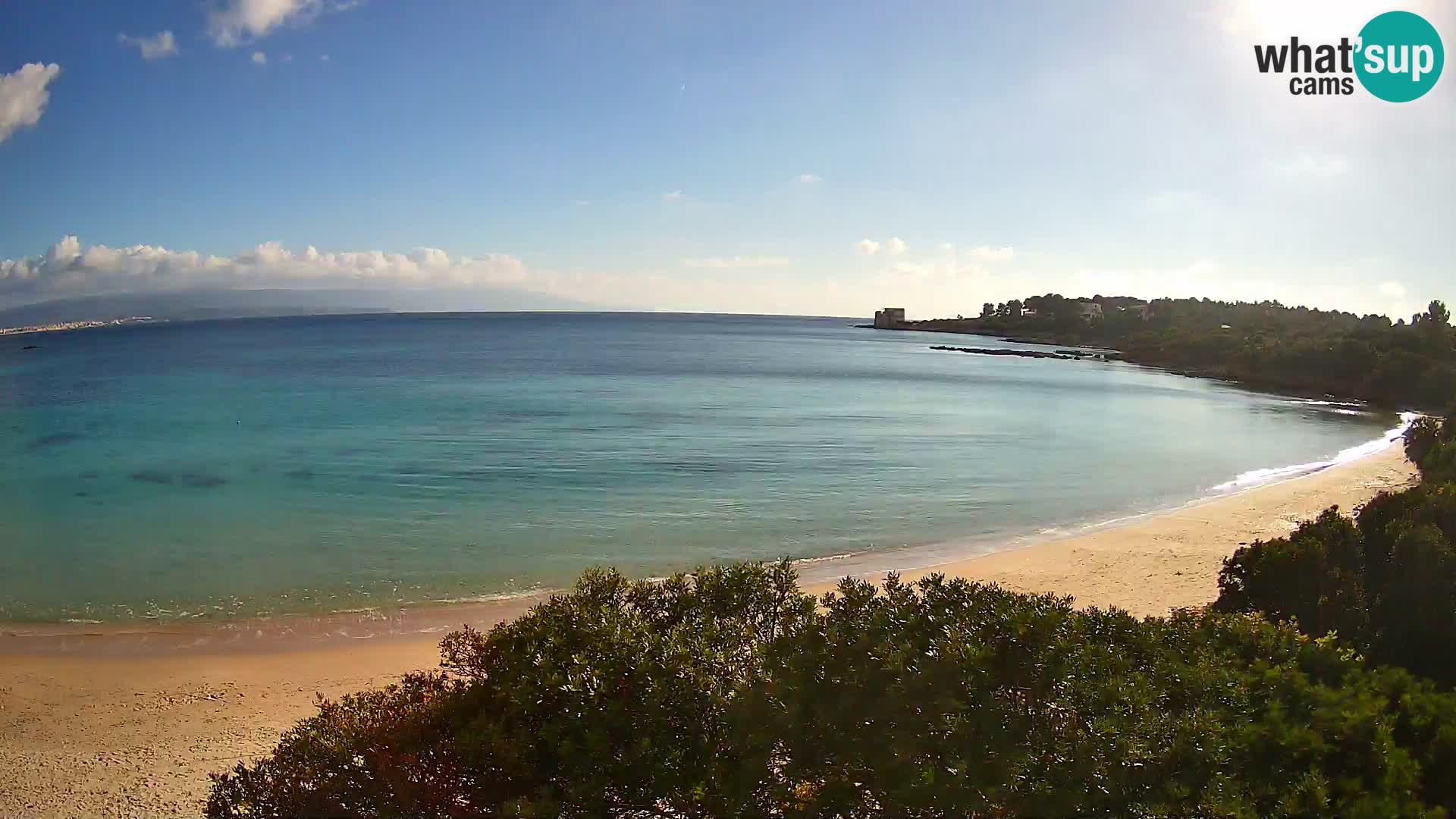 Webcam Lazzaretto Strand | Alghero | Sardinien