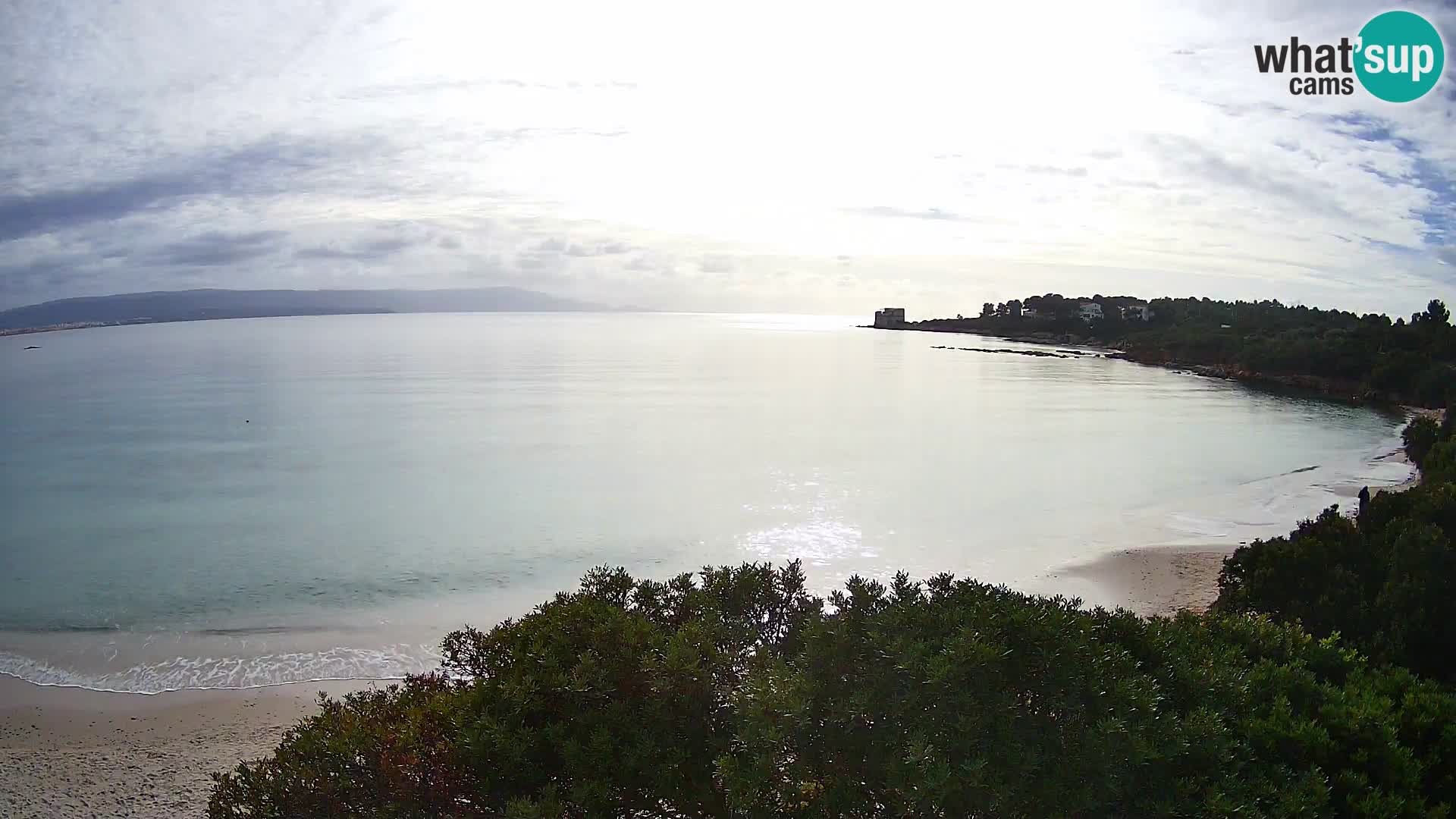 Kamera plaža Lazzaretto | Alghero | Sardinija