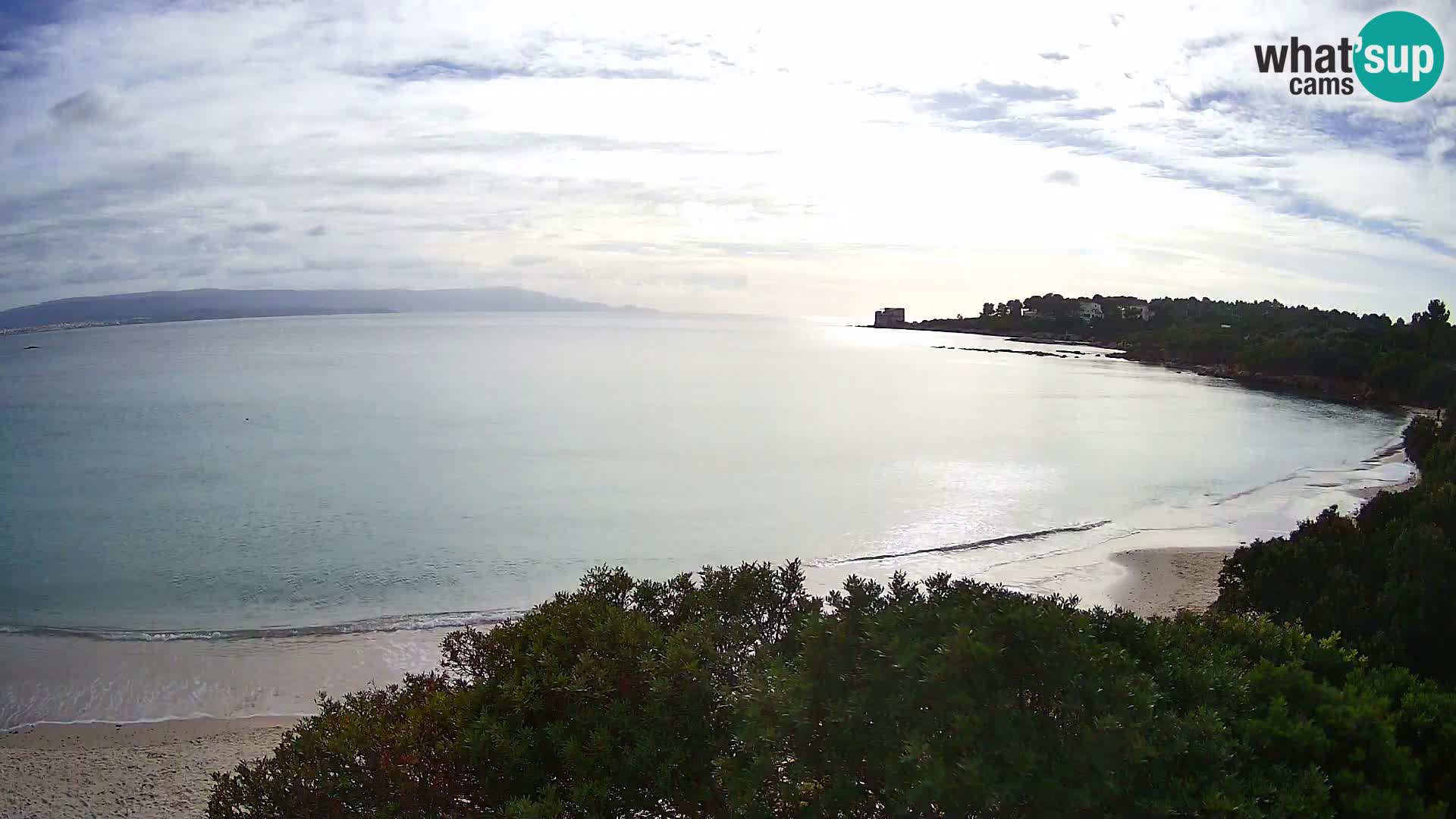 Webcam Lazzaretto Strand | Alghero | Sardinien