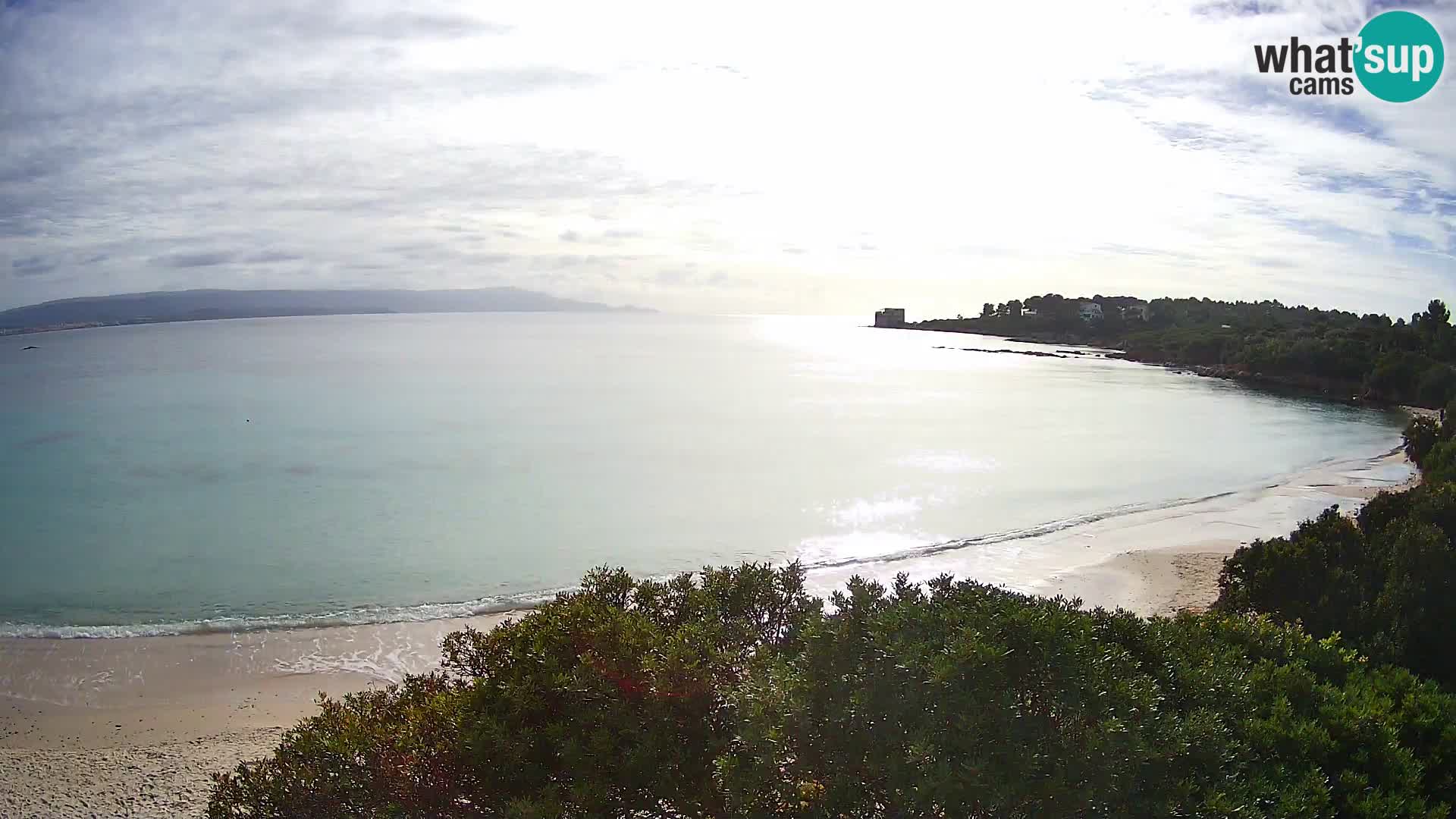 Webcam Lazzaretto Strand | Alghero | Sardinien