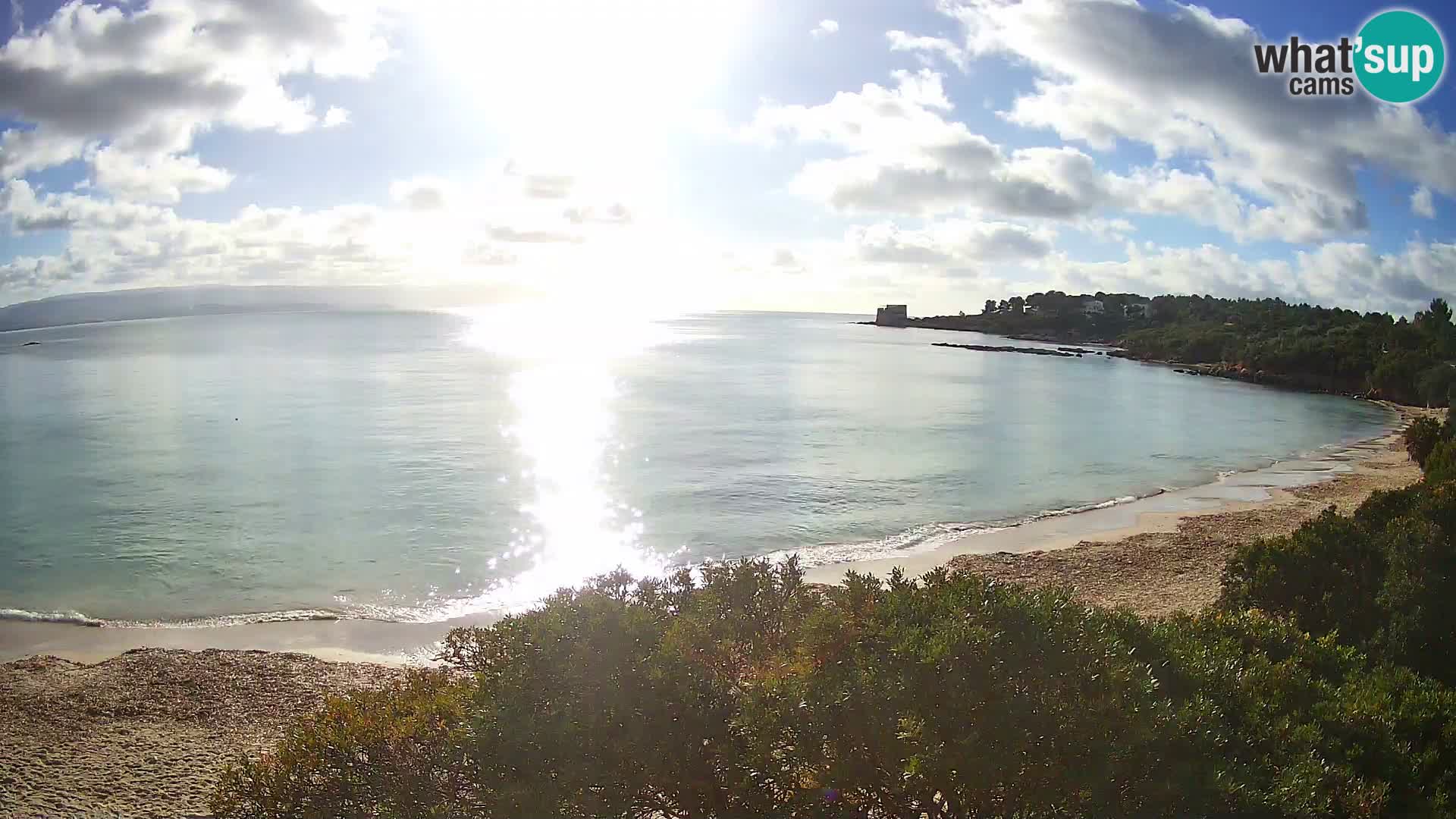 Webcam Lazzaretto beach | Alghero | Sardinia