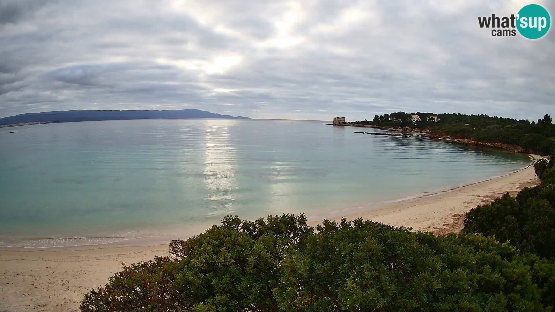 Kamera plaža Lazzaretto | Alghero | Sardinija