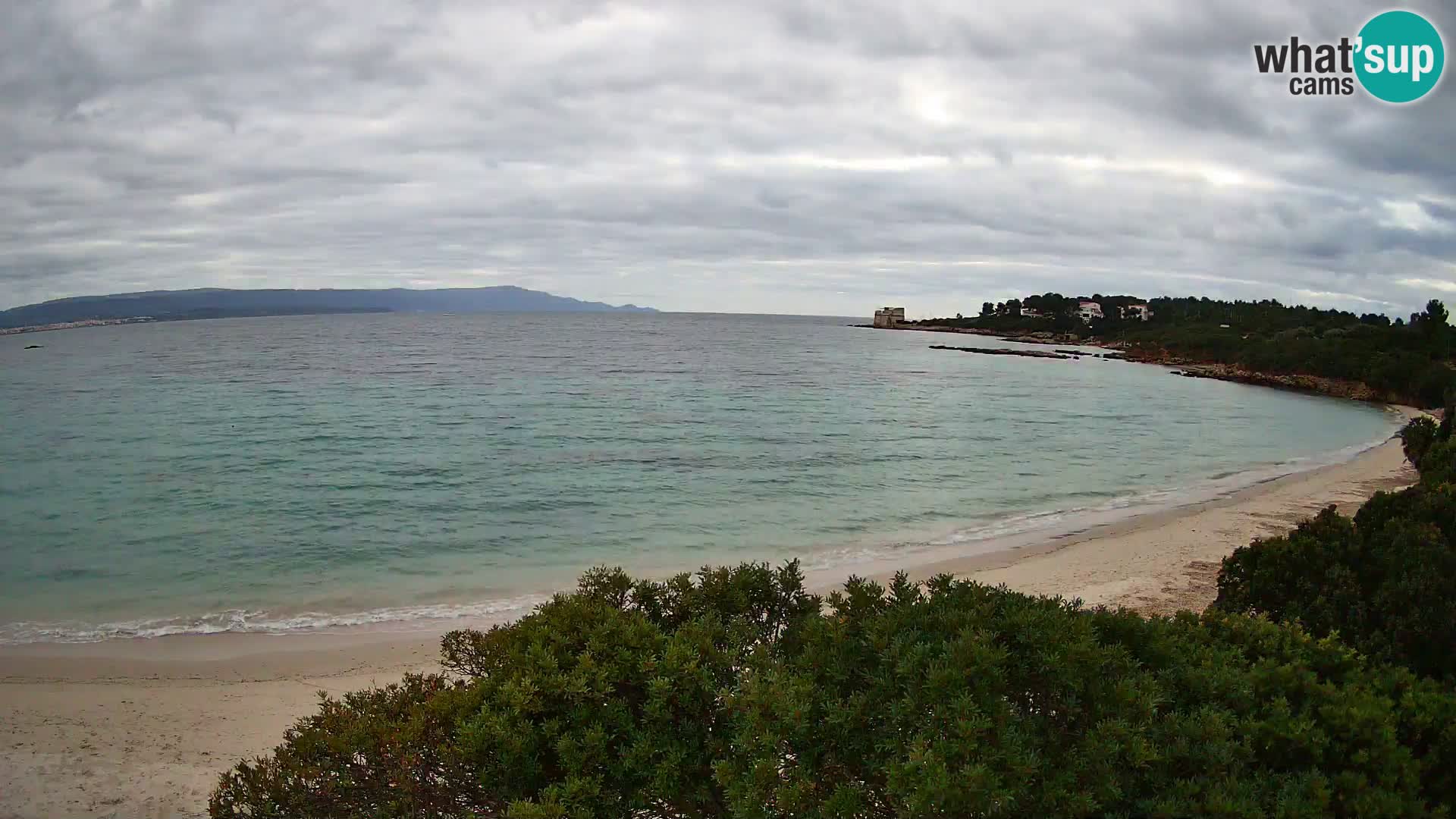 Web kamera plaža Lazzaretto | Alghero | Sardinija