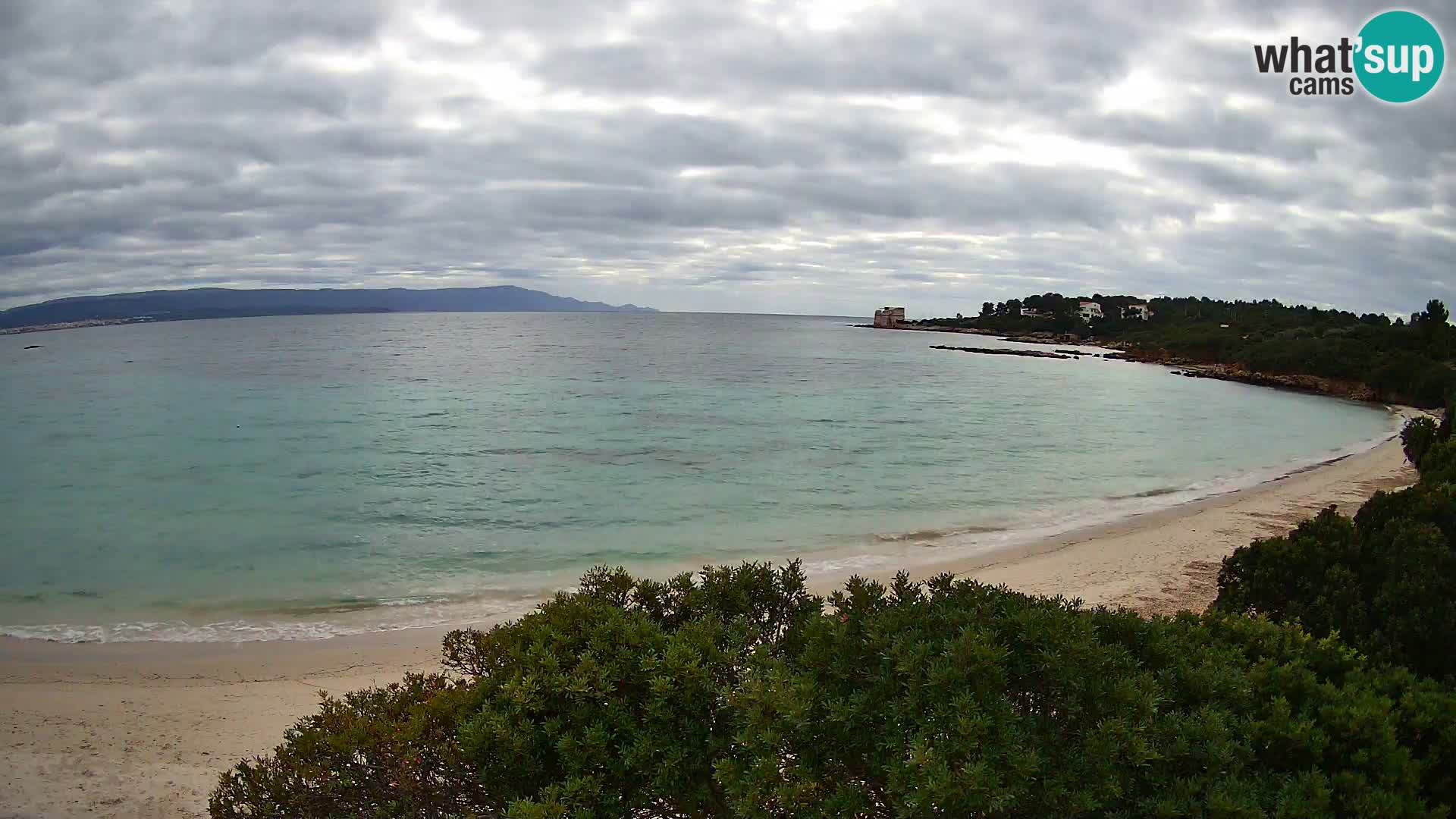 Kamera plaža Lazzaretto | Alghero | Sardinija