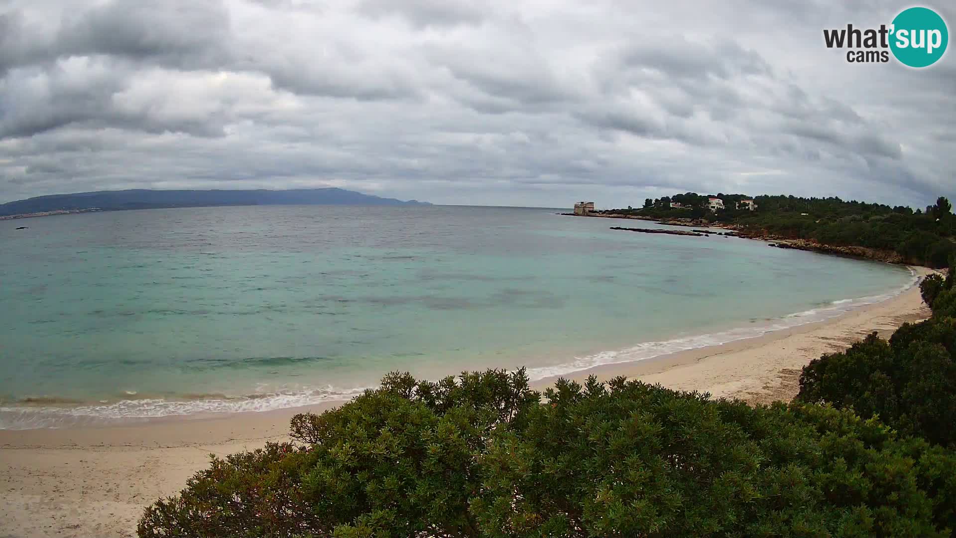 Kamera plaža Lazzaretto | Alghero | Sardinija