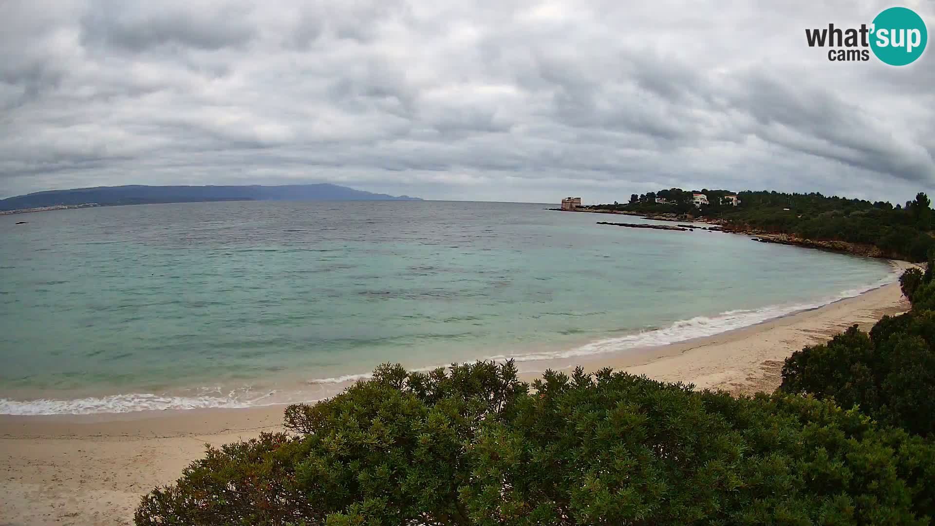 Kamera plaža Lazzaretto | Alghero | Sardinija