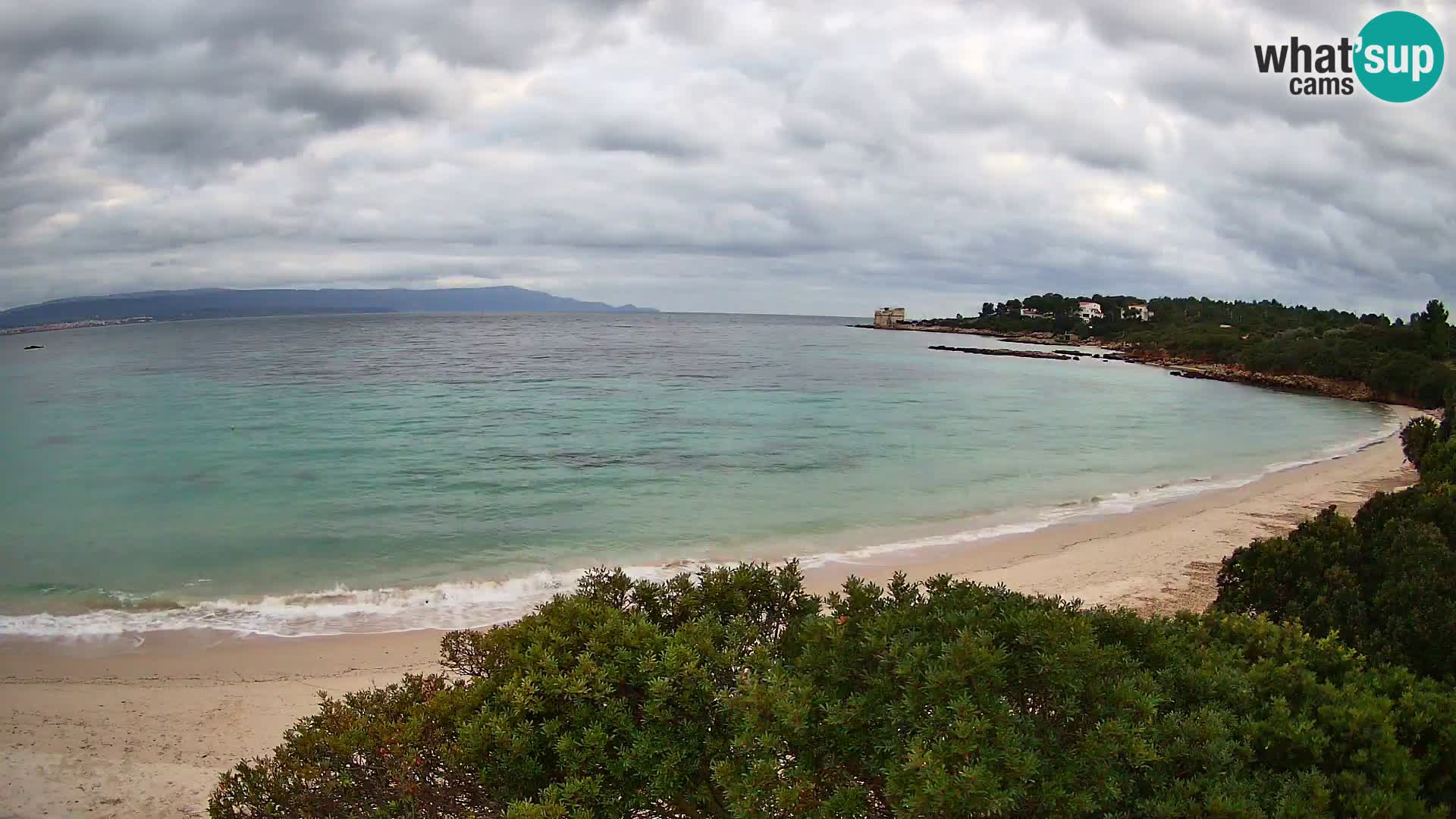 Webcam Lazzaretto Strand | Alghero | Sardinien