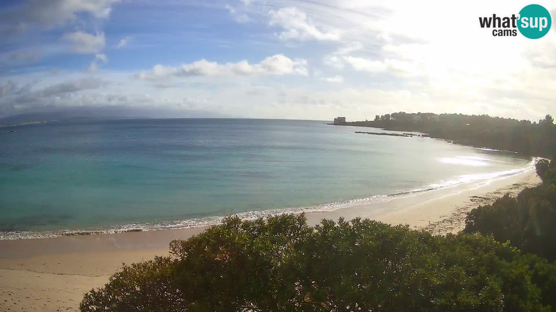 Kamera plaža Lazzaretto | Alghero | Sardinija