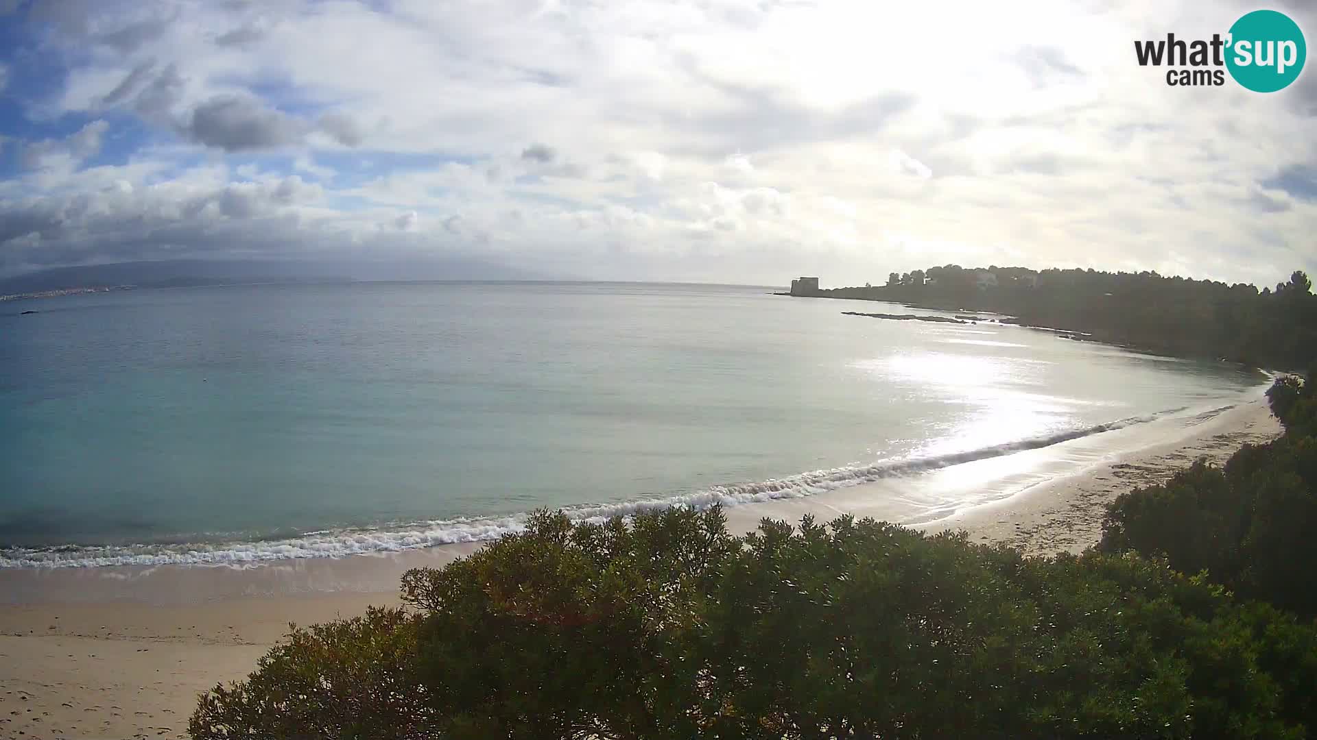 Webcam Lazzaretto beach | Alghero | Sardinia