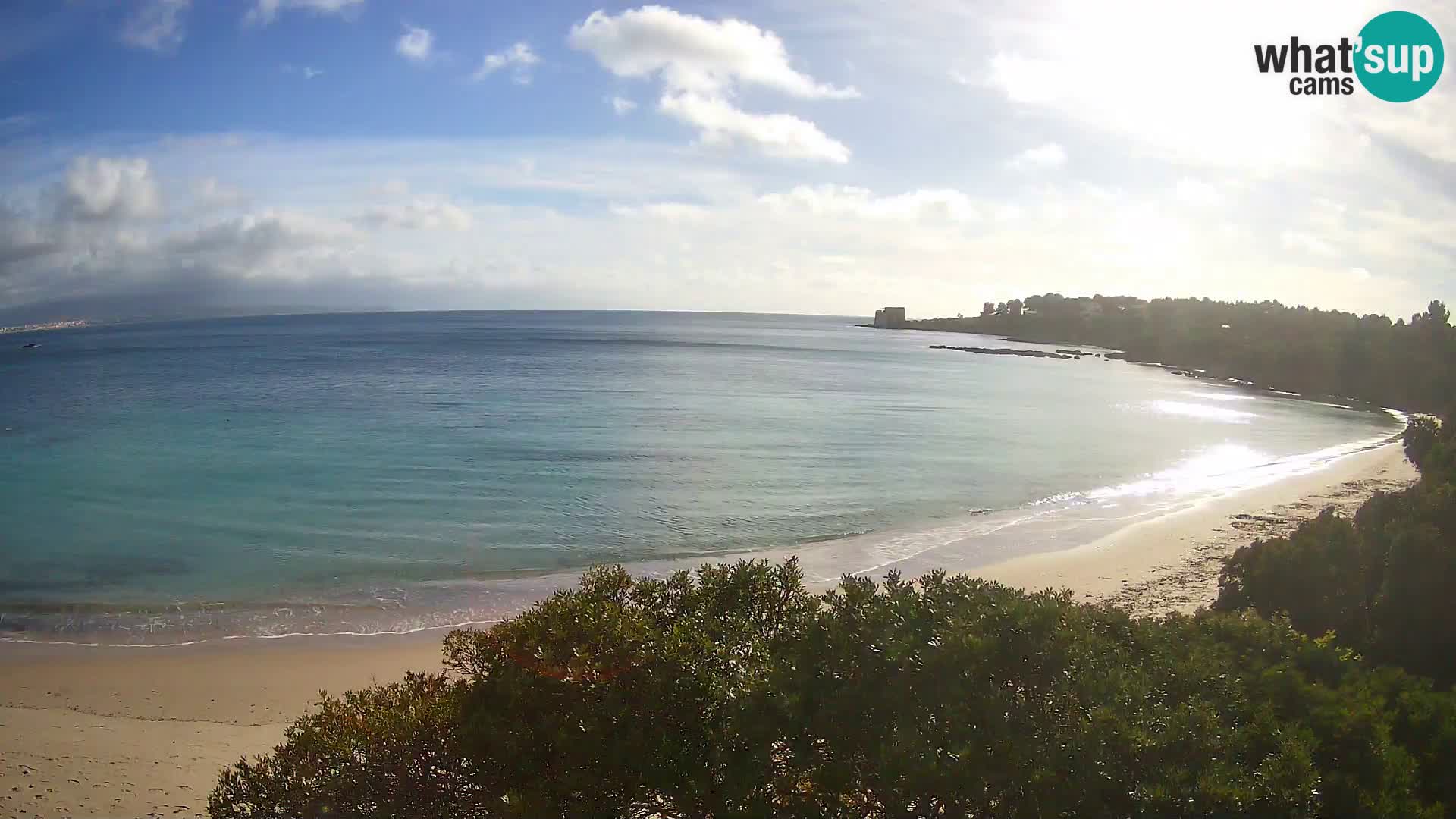 Webcam Lazzaretto Strand | Alghero | Sardinien