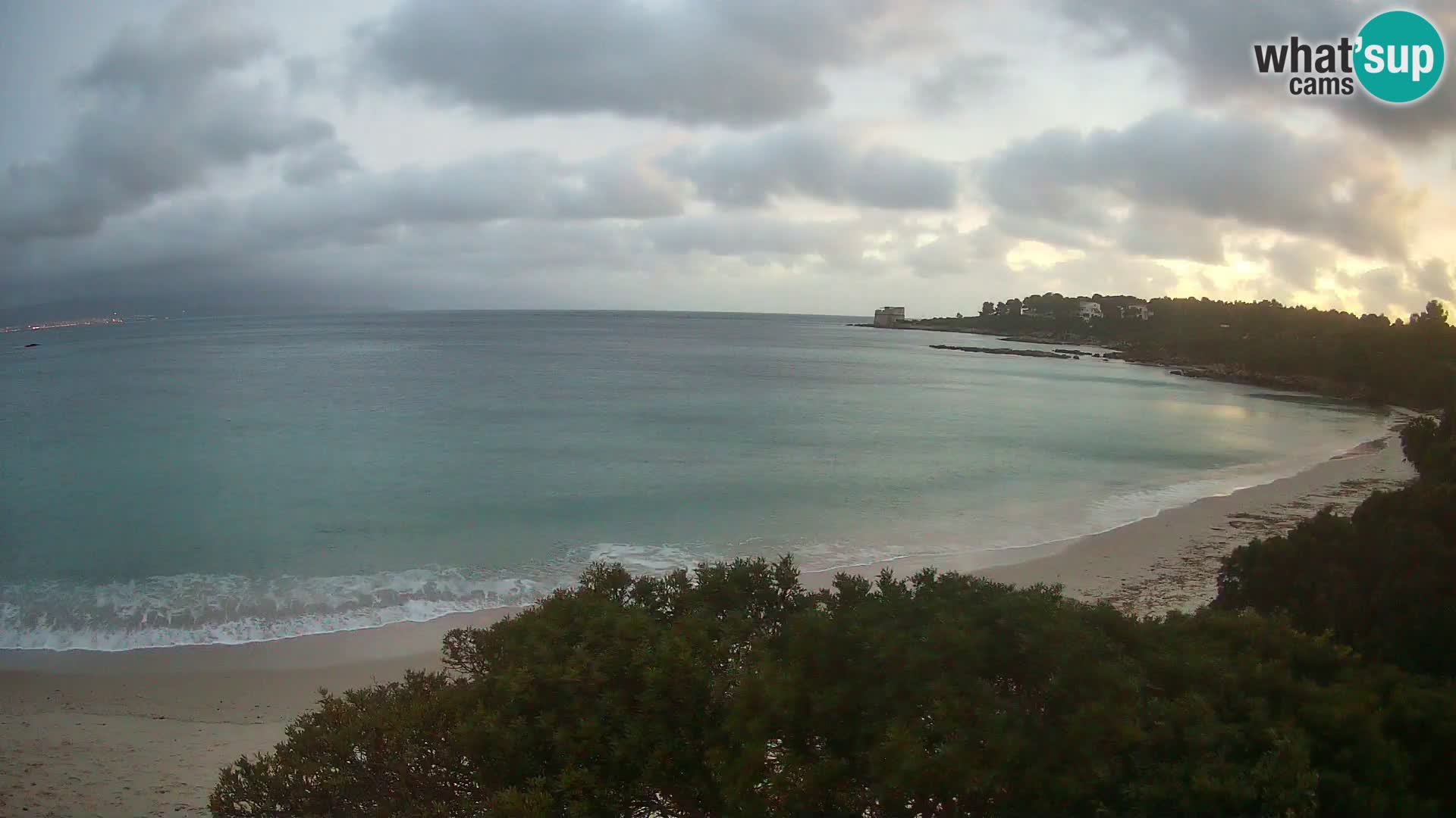 Plage Lazzaretto livecam | Alghero | Sardaigne