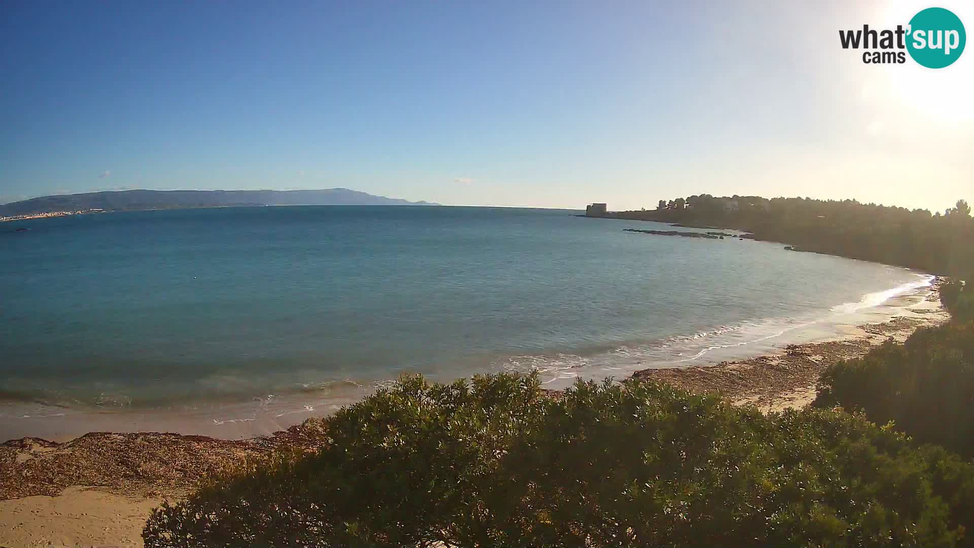 Kamera plaža Lazzaretto | Alghero | Sardinija