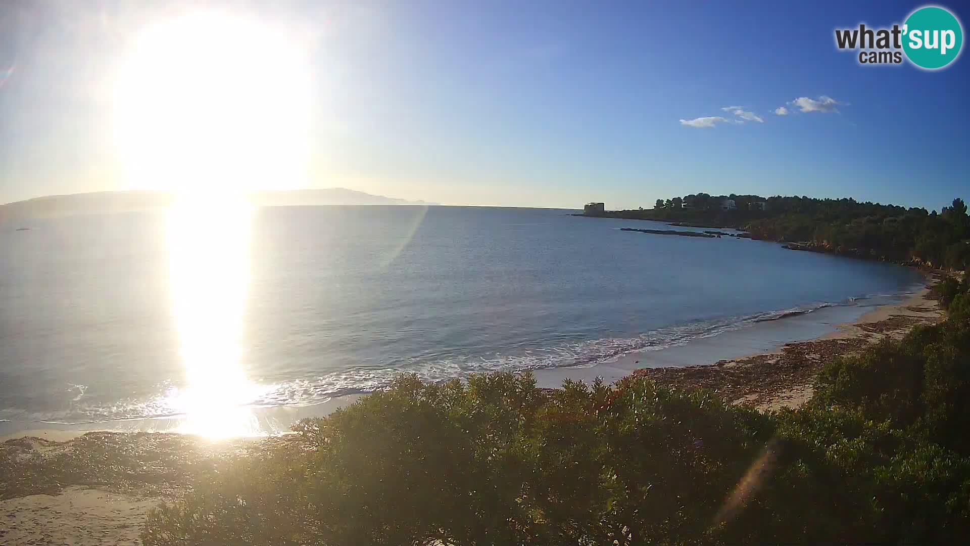 Webcam Lazzaretto beach | Alghero | Sardinia