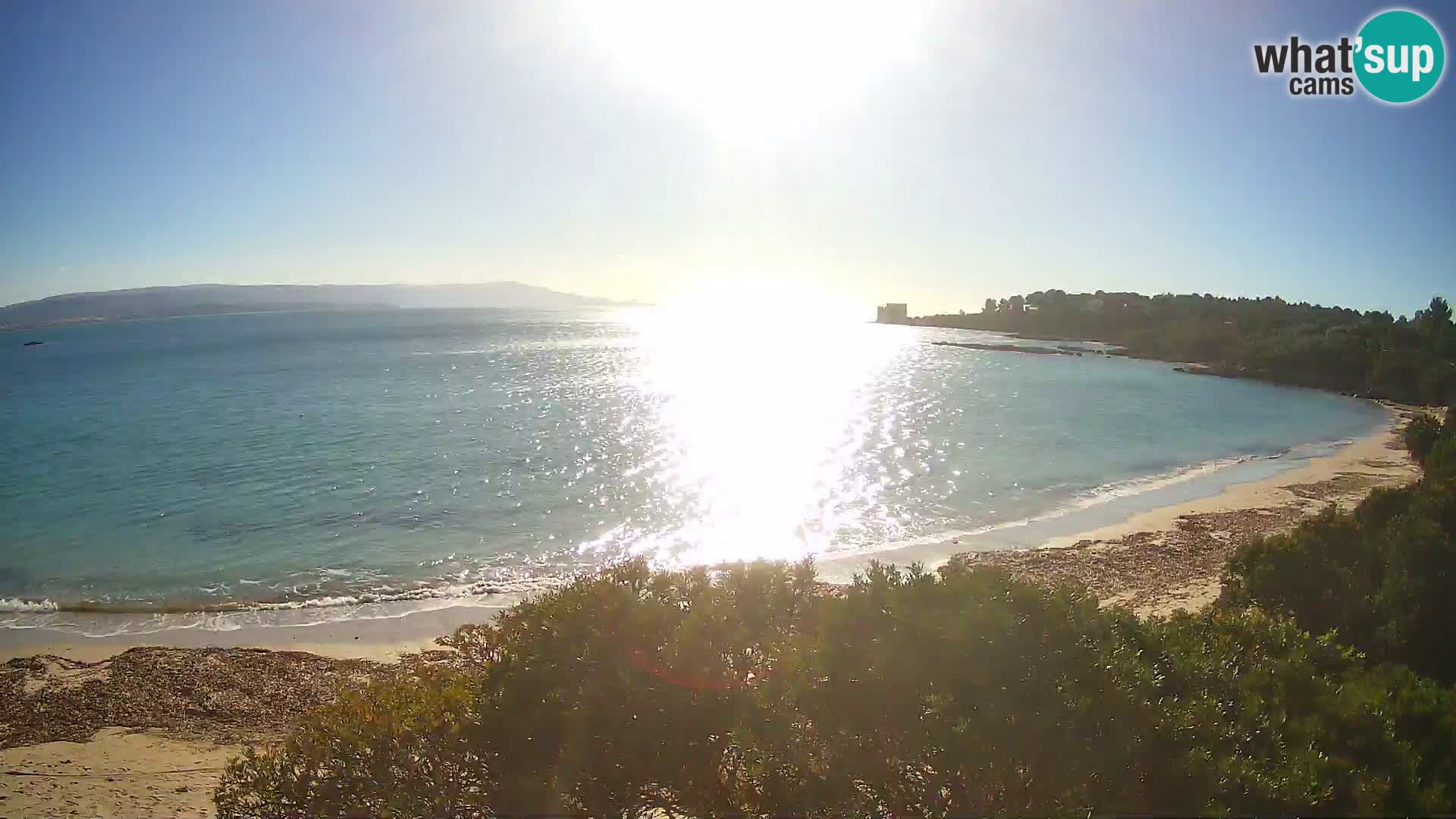 Webcam spiaggia Lazzaretto | Alghero | Sardegna