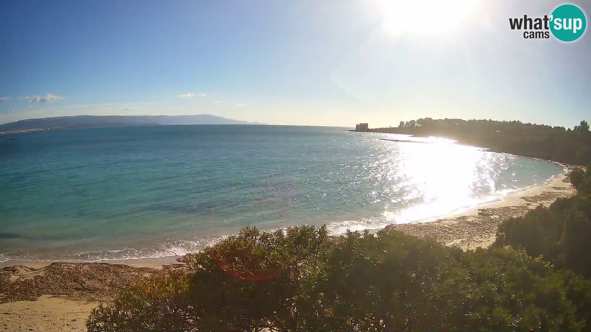 Webcam spiaggia Lazzaretto | Alghero | Sardegna