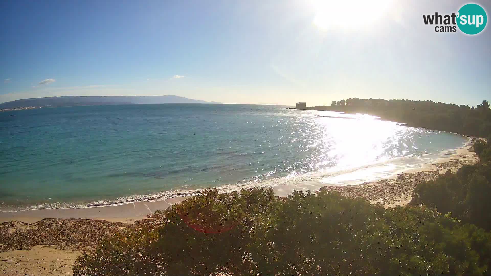 Plage Lazzaretto livecam | Alghero | Sardaigne