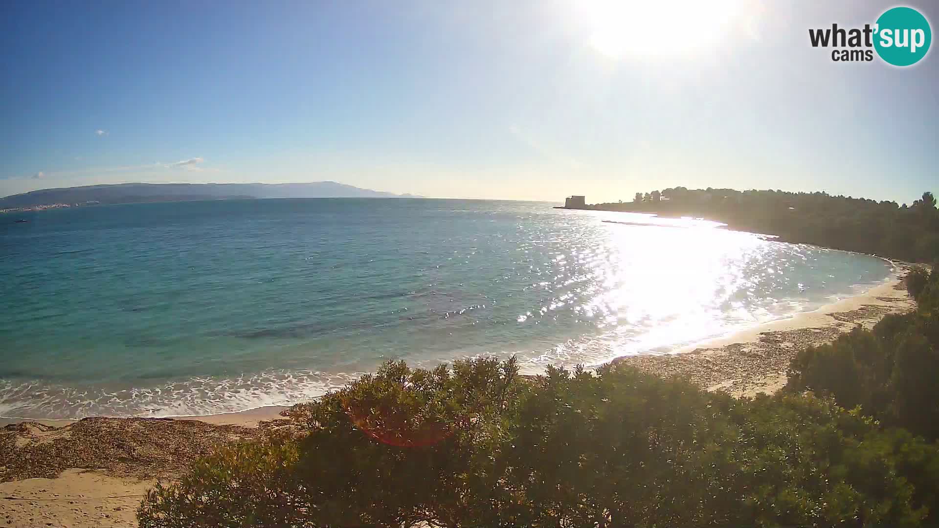 Webcam spiaggia Lazzaretto | Alghero | Sardegna