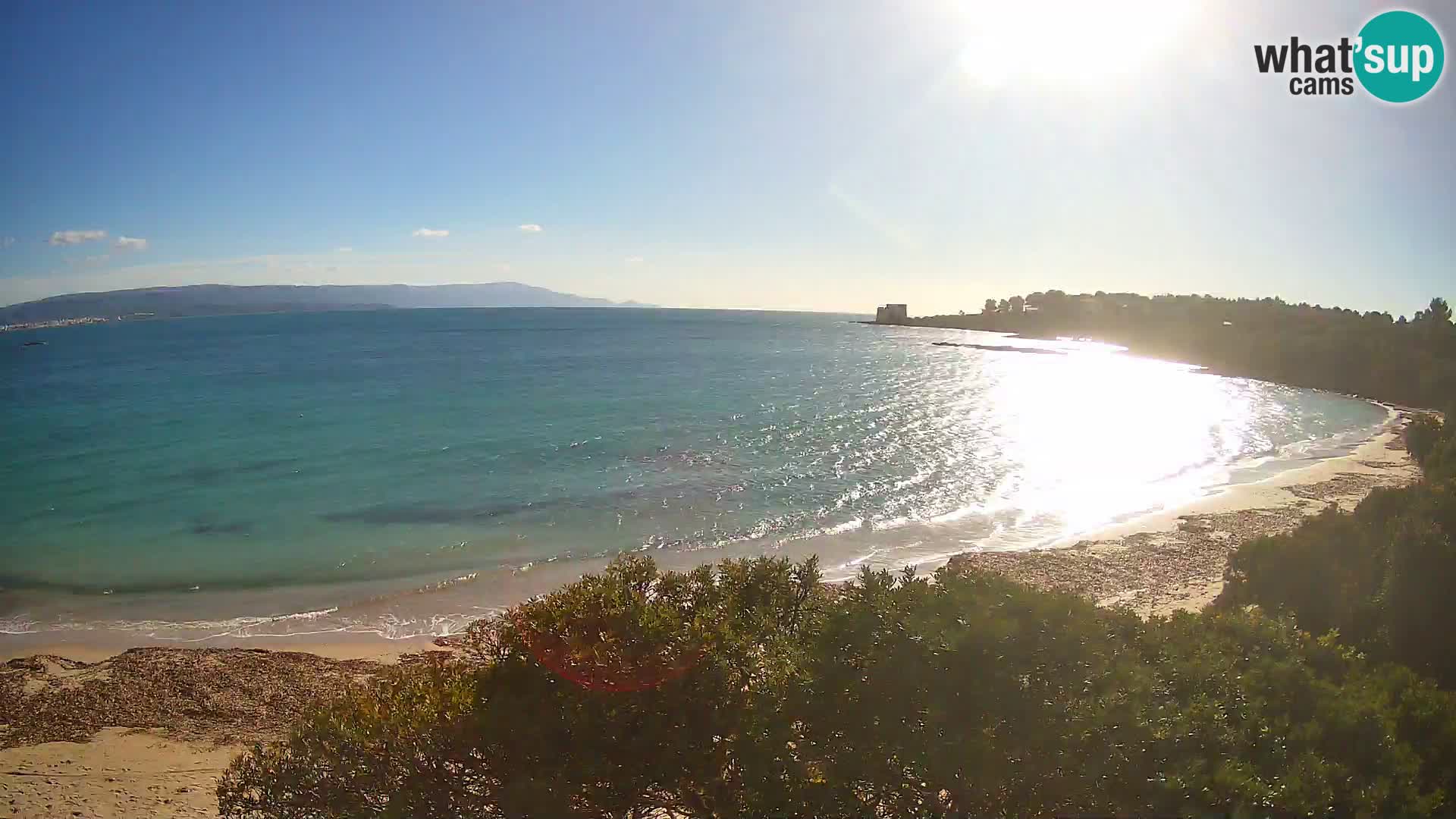 Webcam Lazzaretto Strand | Alghero | Sardinien