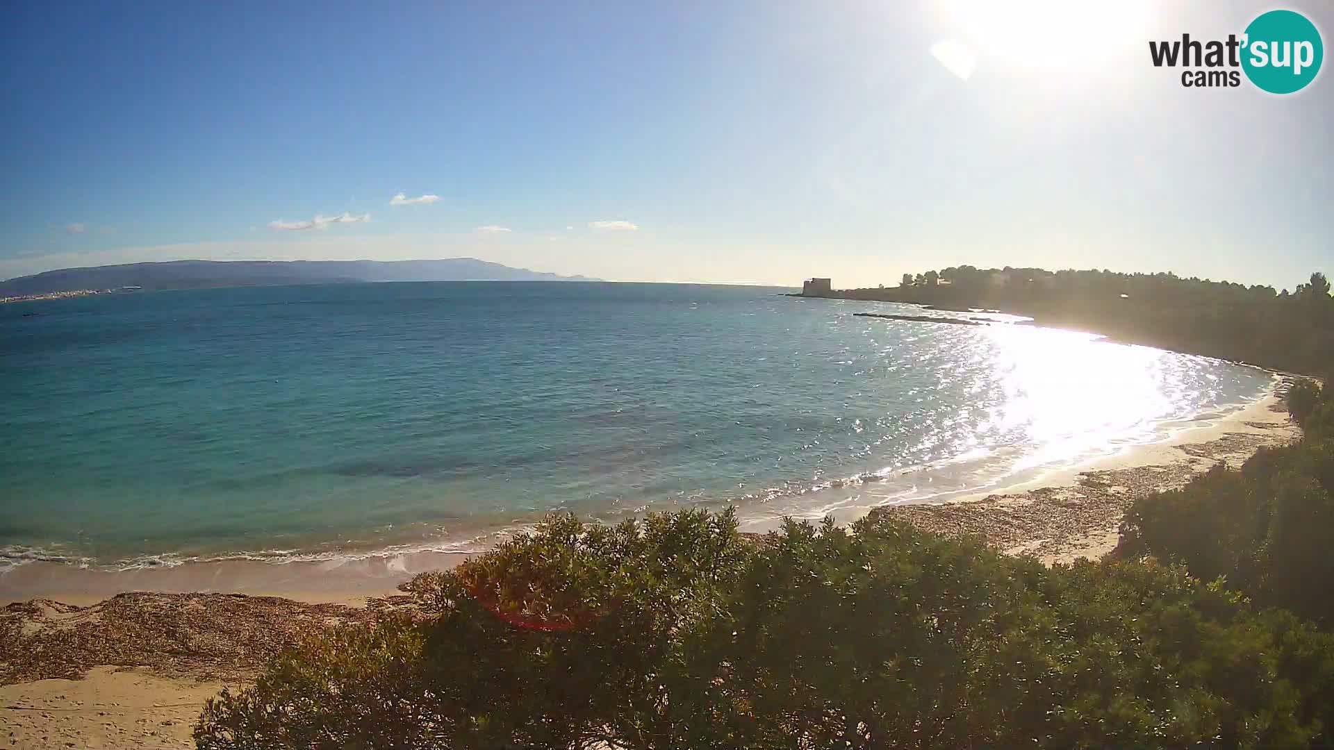 Plage Lazzaretto livecam | Alghero | Sardaigne