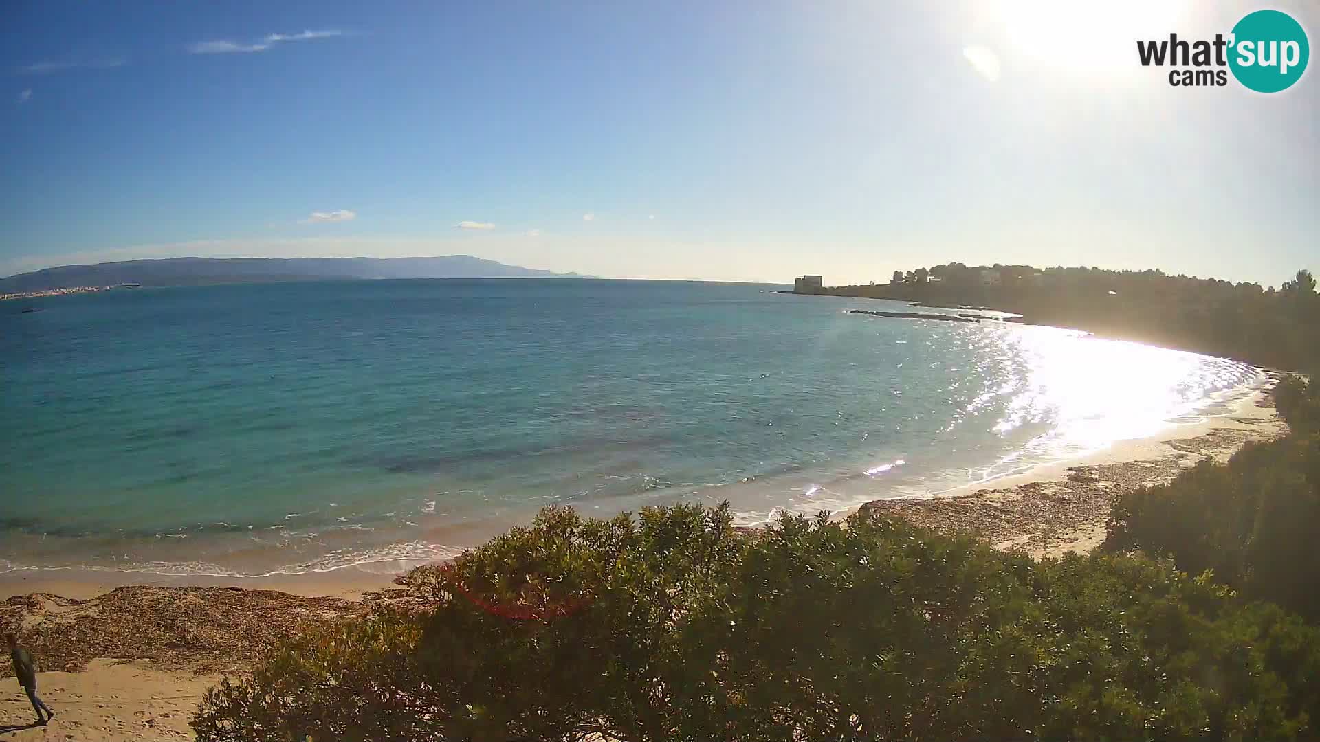 Webcam Lazzaretto Strand | Alghero | Sardinien