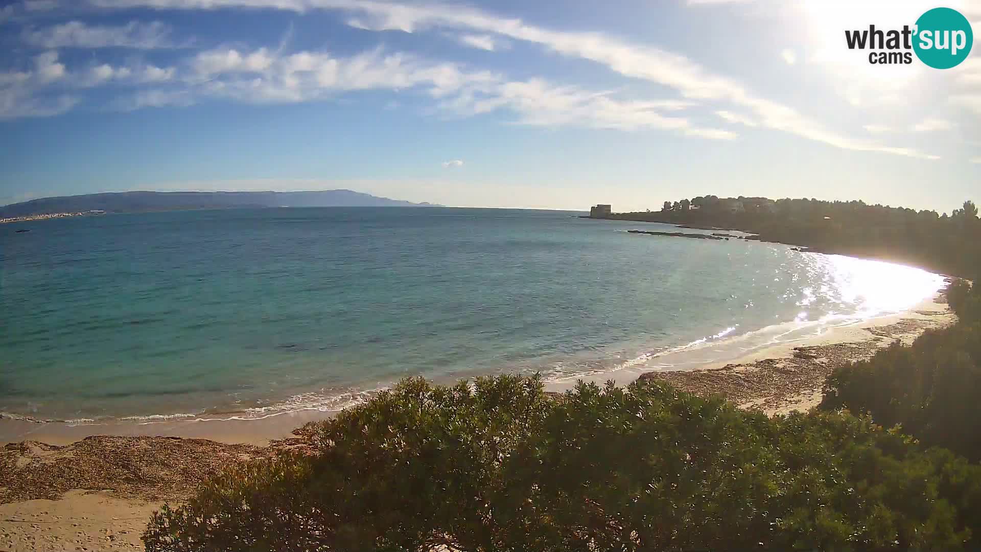 Webcam Lazzaretto beach | Alghero | Sardinia